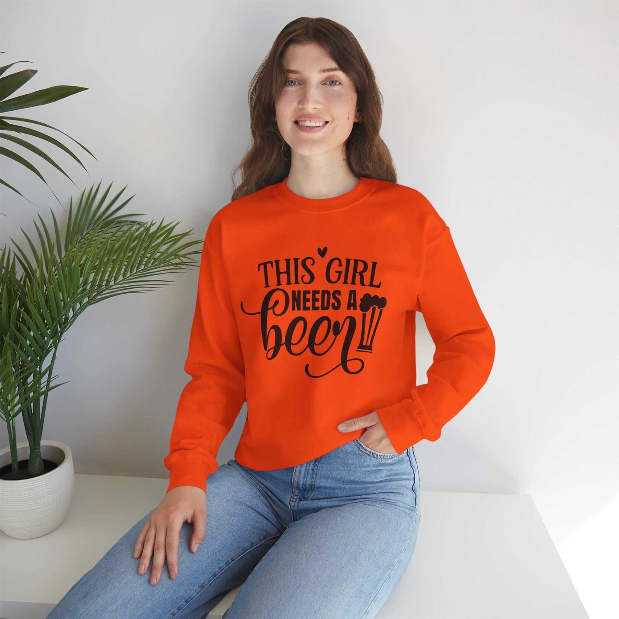 Beer Lover Sweatshirt - Women's Casual Pullover | Cozy Cotton Blend Fleece