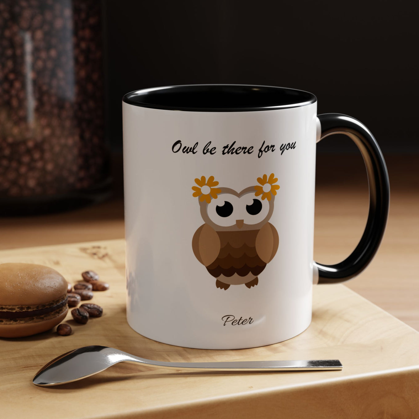 Owl Be There for You Mug Lifestyle Mockup | Nutty Designs