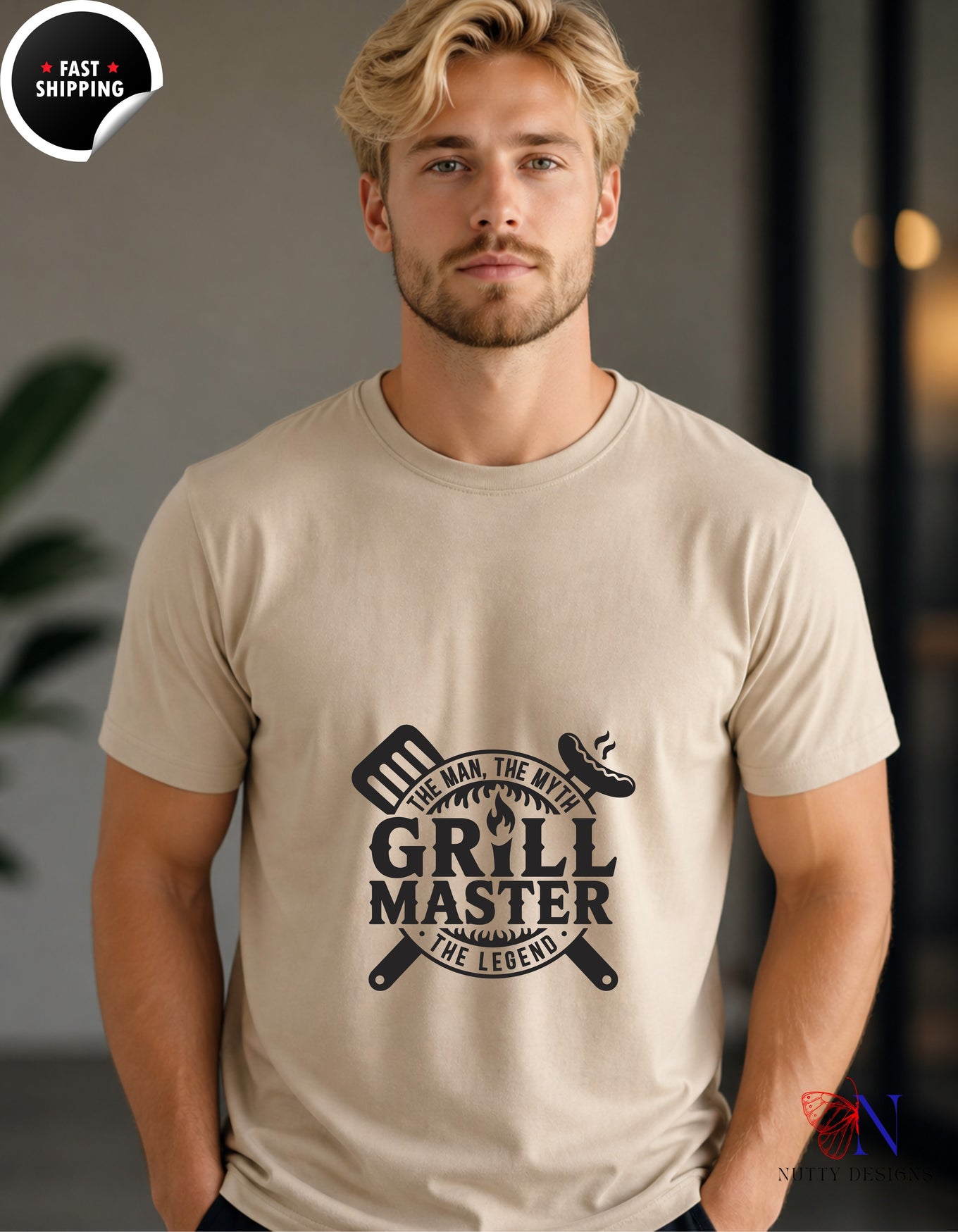 Grill Master Father's Day T-Shirt - Funny Dad Gift - Unisex Tee