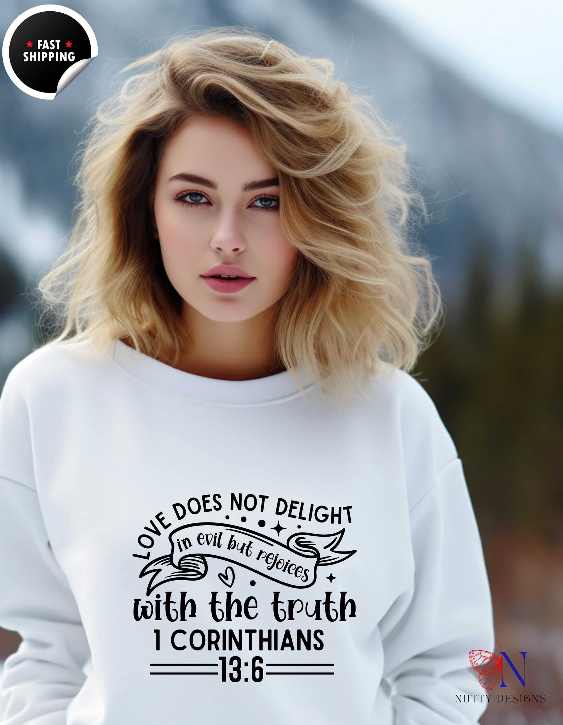 Christian Faith Sweatshirt – Cozy Unisex Fleece Sweatshirt With Inspirational Message