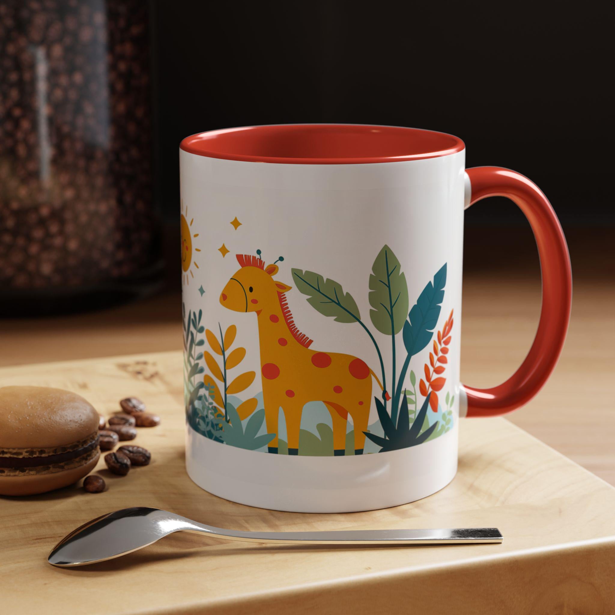 Jungle Friends Mug – Durable Ceramic Coffee Cup | Microwave & Dishwasher Safe