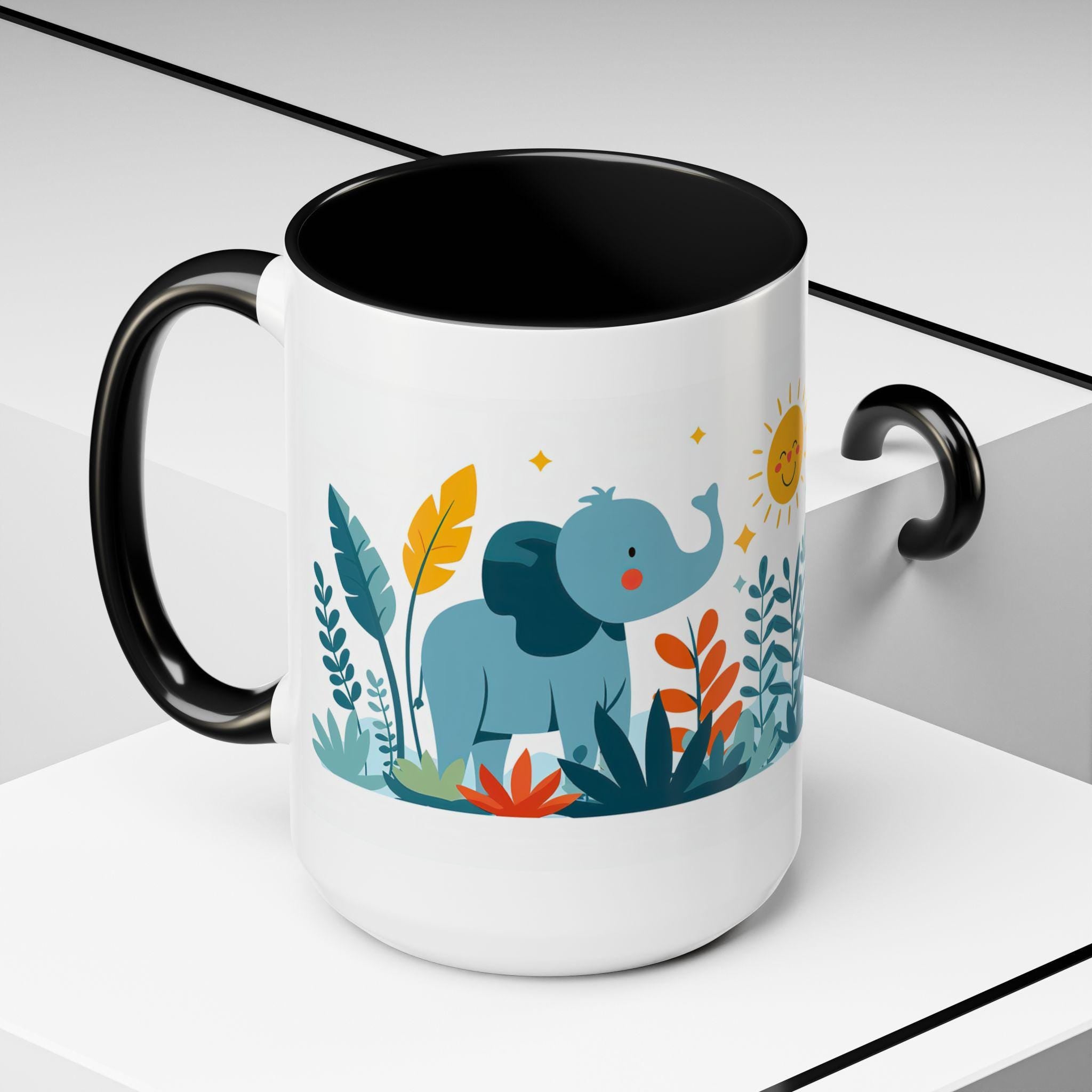 Jungle Friends Mug – Durable Ceramic Coffee Cup | Microwave & Dishwasher Safe