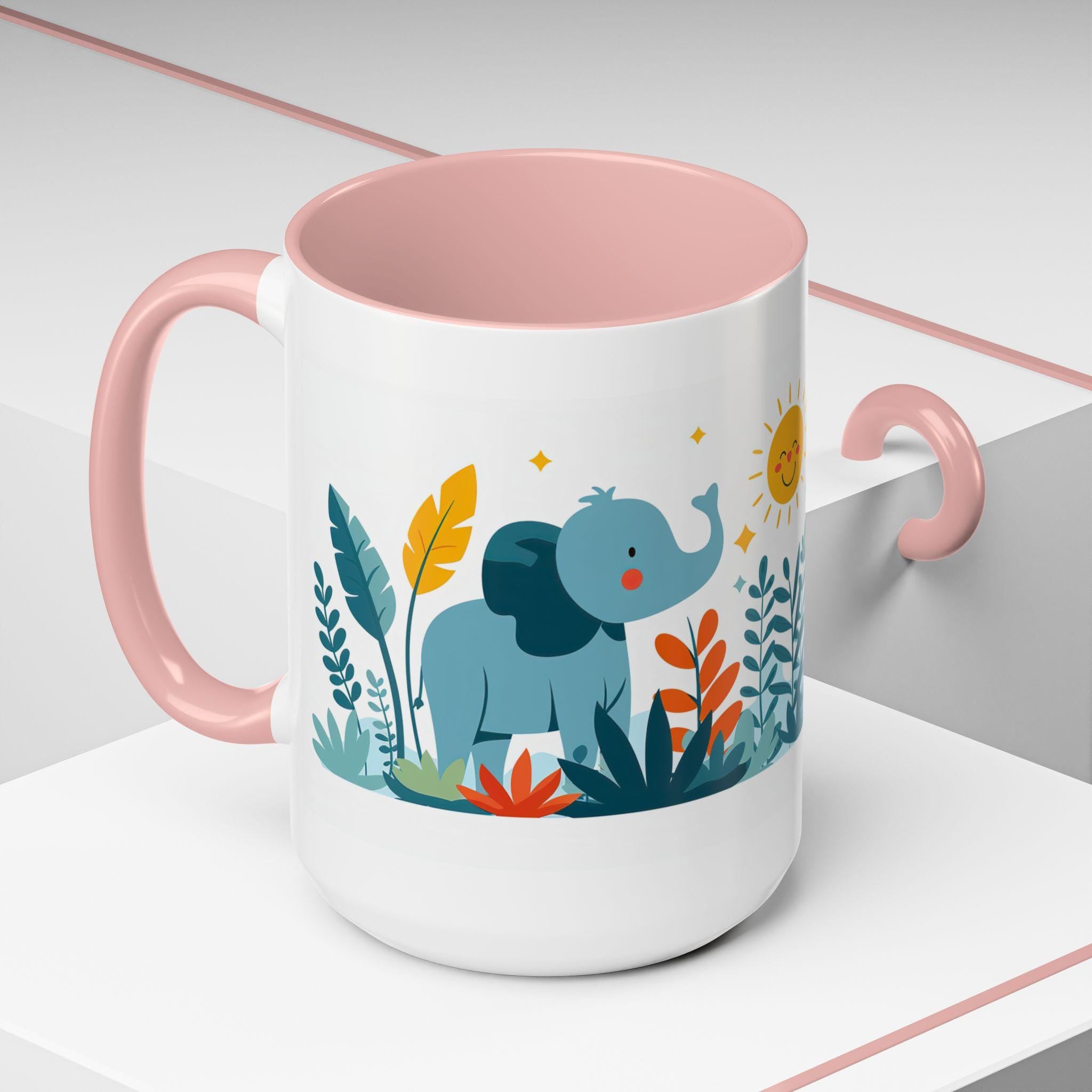 Jungle Friends Mug – Durable Ceramic Coffee Cup | Microwave & Dishwasher Safe