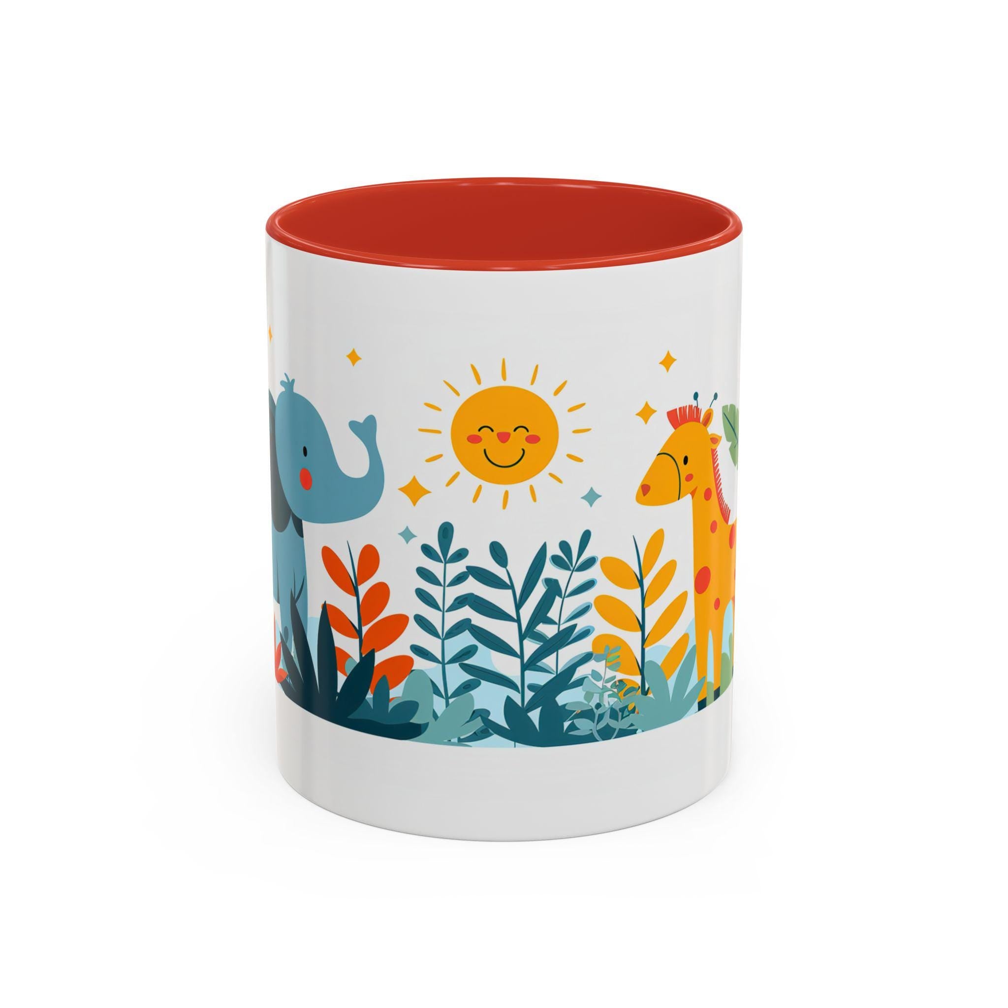 Jungle Friends Mug – Durable Ceramic Coffee Cup | Microwave & Dishwasher Safe