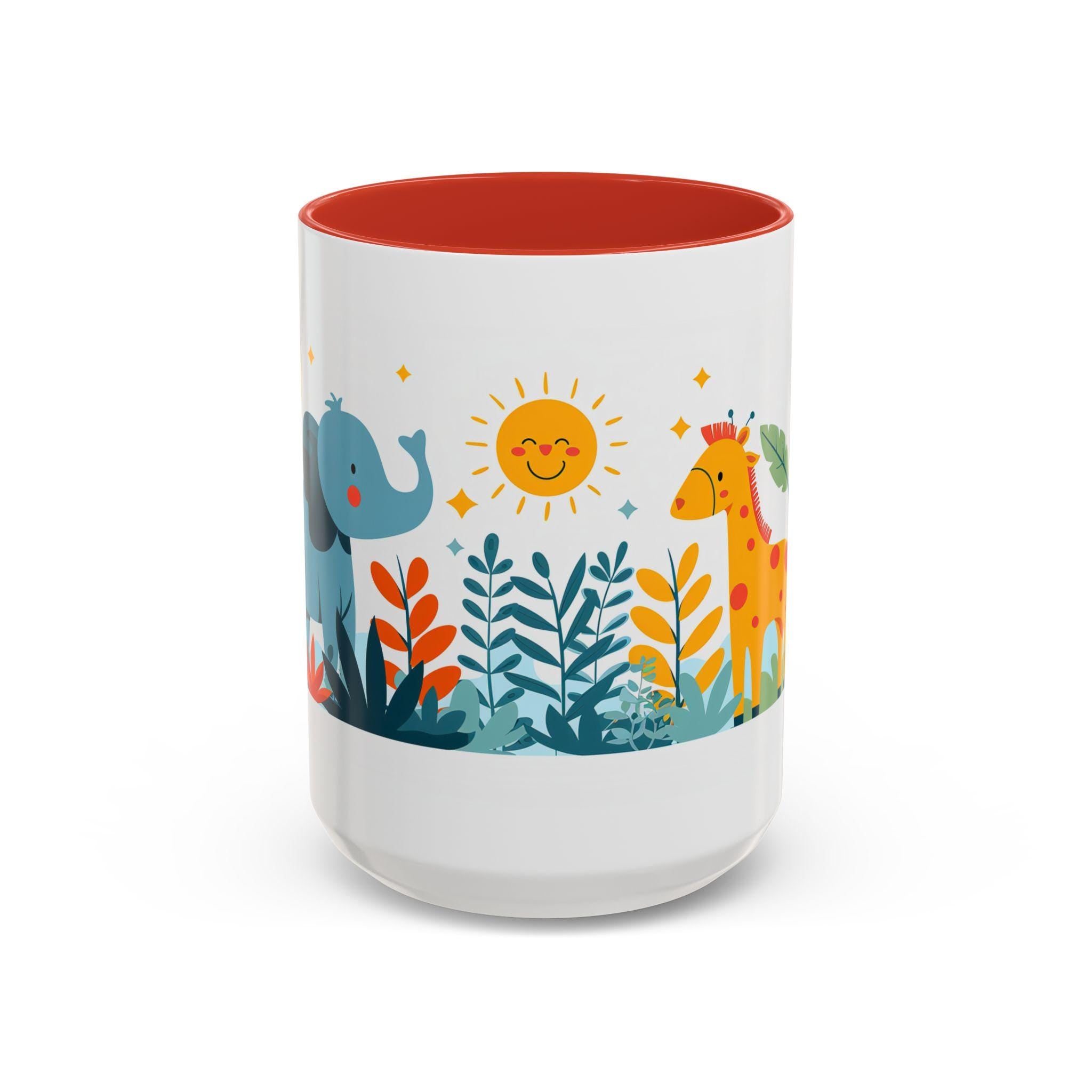 Jungle Friends Mug – Durable Ceramic Coffee Cup | Microwave & Dishwasher Safe