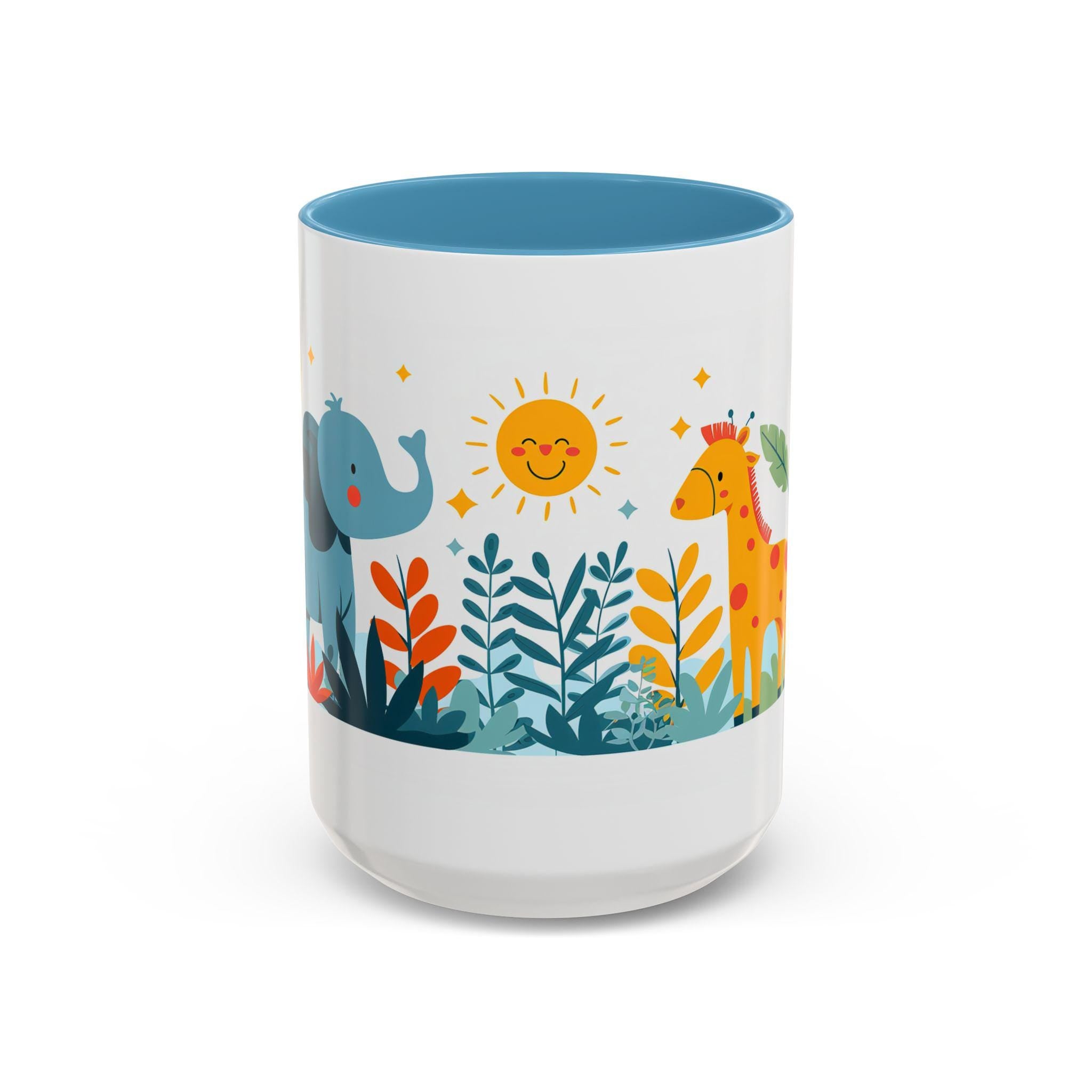 Jungle Friends Mug – Durable Ceramic Coffee Cup | Microwave & Dishwasher Safe