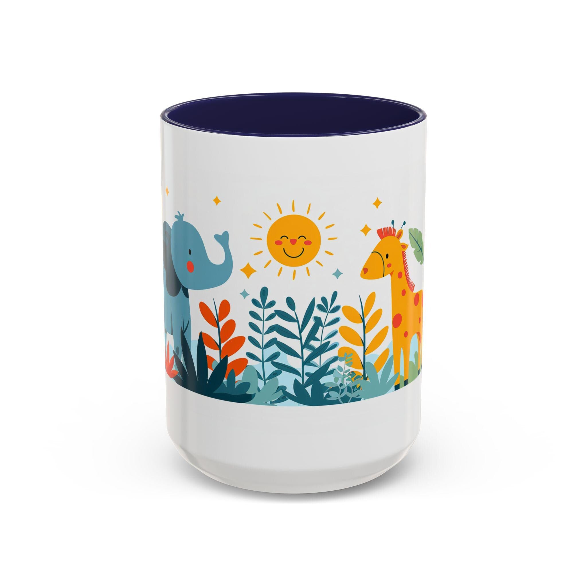 Jungle Friends Mug – Durable Ceramic Coffee Cup | Microwave & Dishwasher Safe