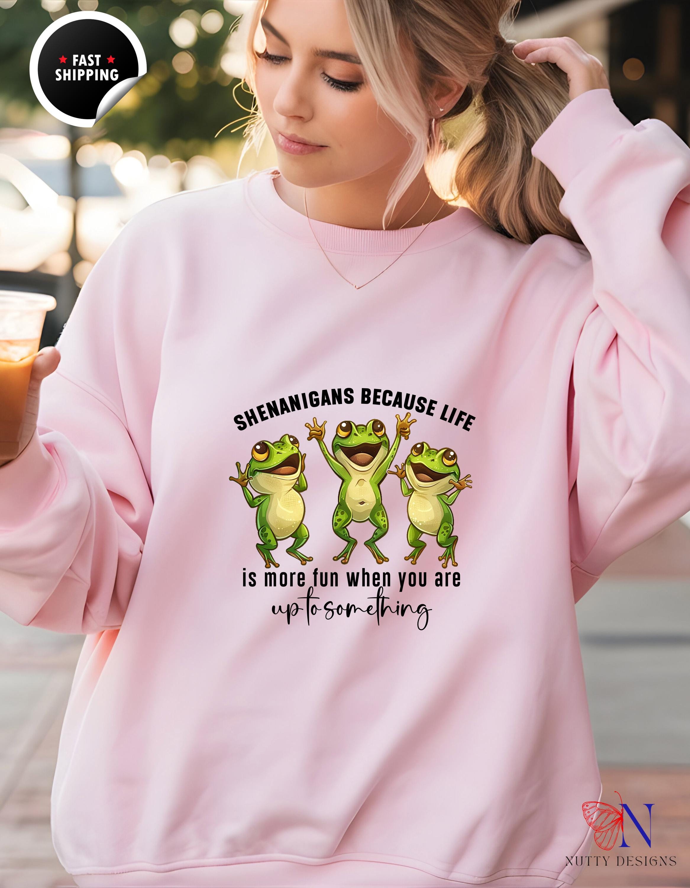 Shenanigans Sweatshirt | Fun Casual Wear | Cozy and Comfy for Everyday Adventures | Great Gift Idea for Friends