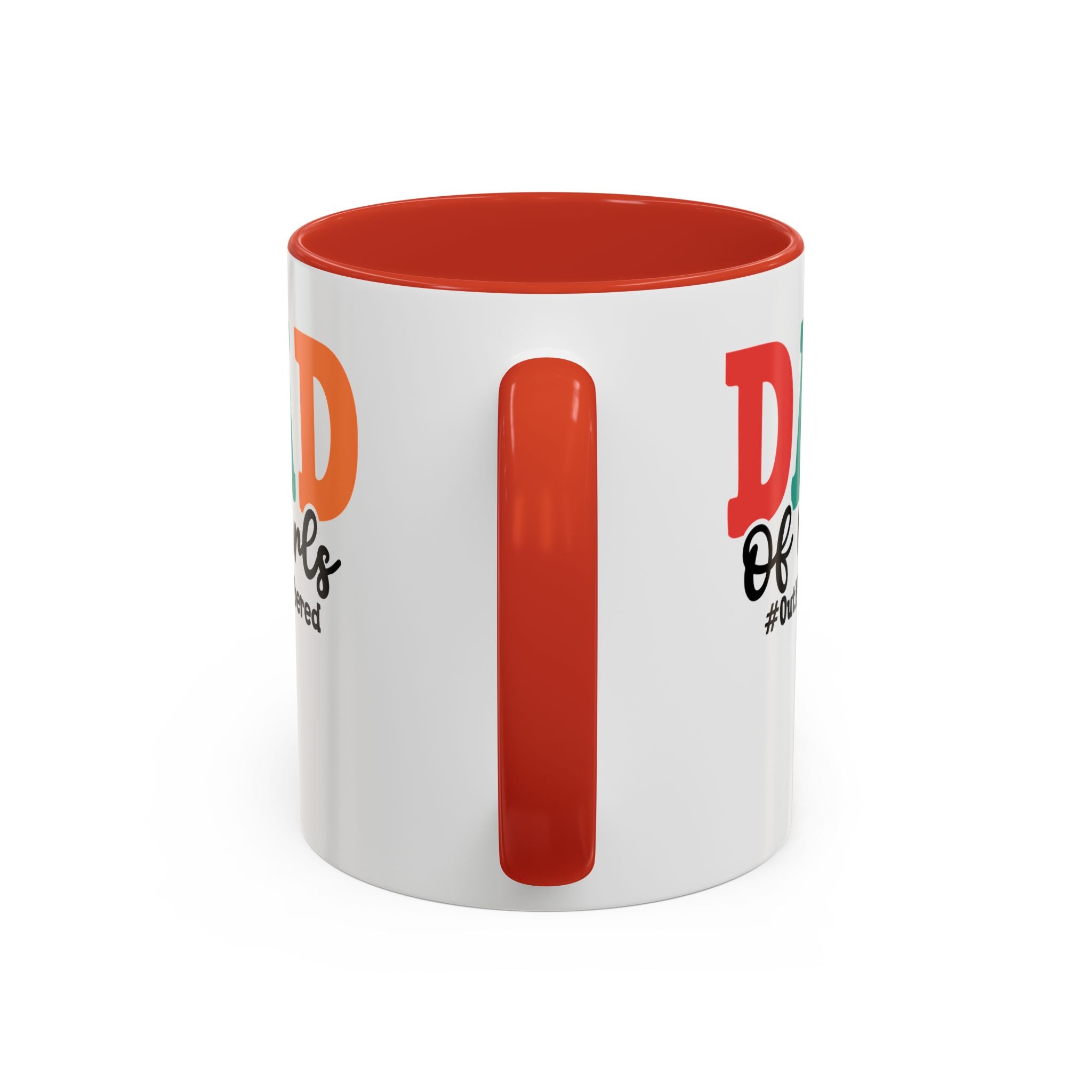 Dad of girls #outnumbered Mug - Funny Dad Gift