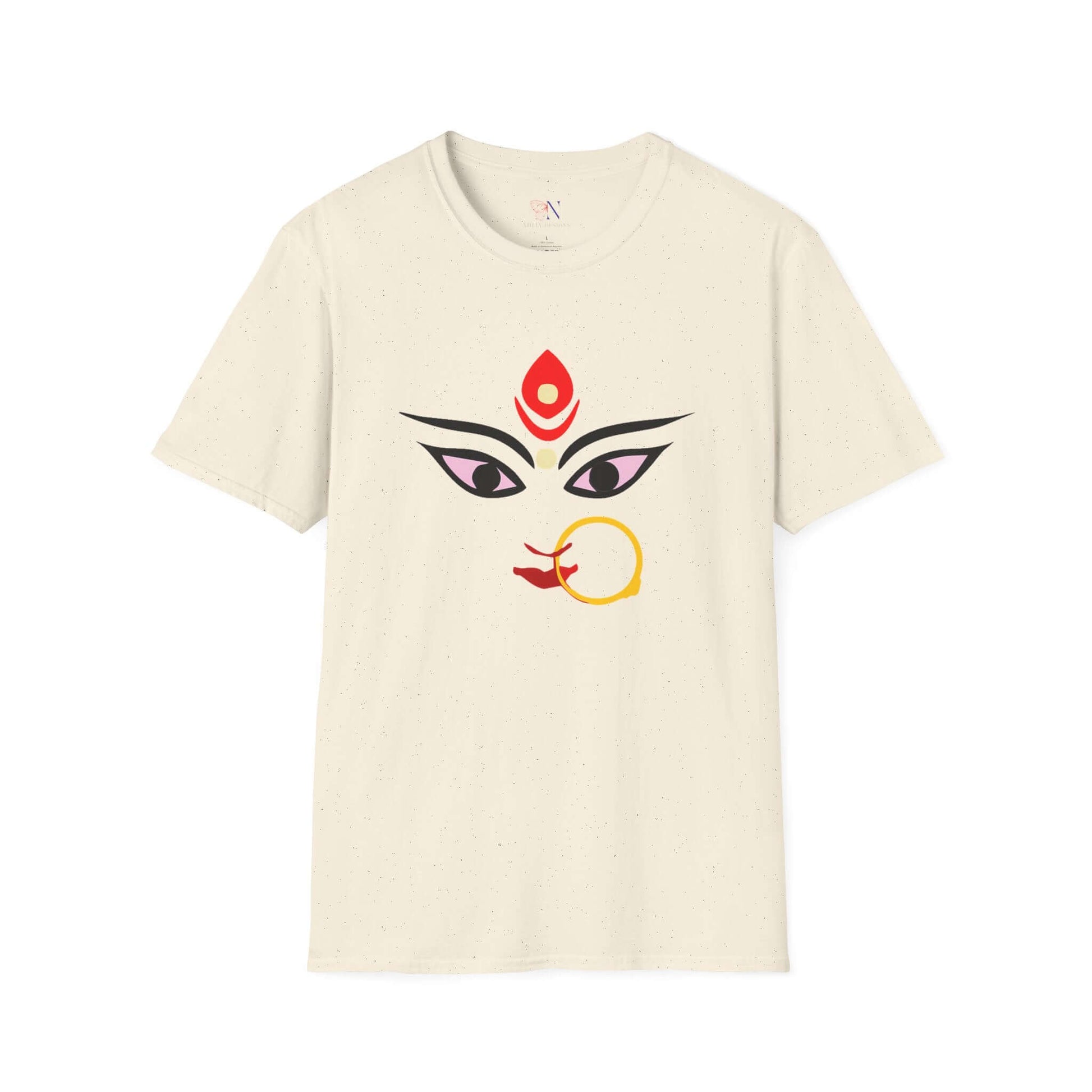 Durga Parvati Bhavani goddess graphic T-shirt, perfect gift for Diwali, Navratri, Durga Pooja, Hindu religious clothing for followers.