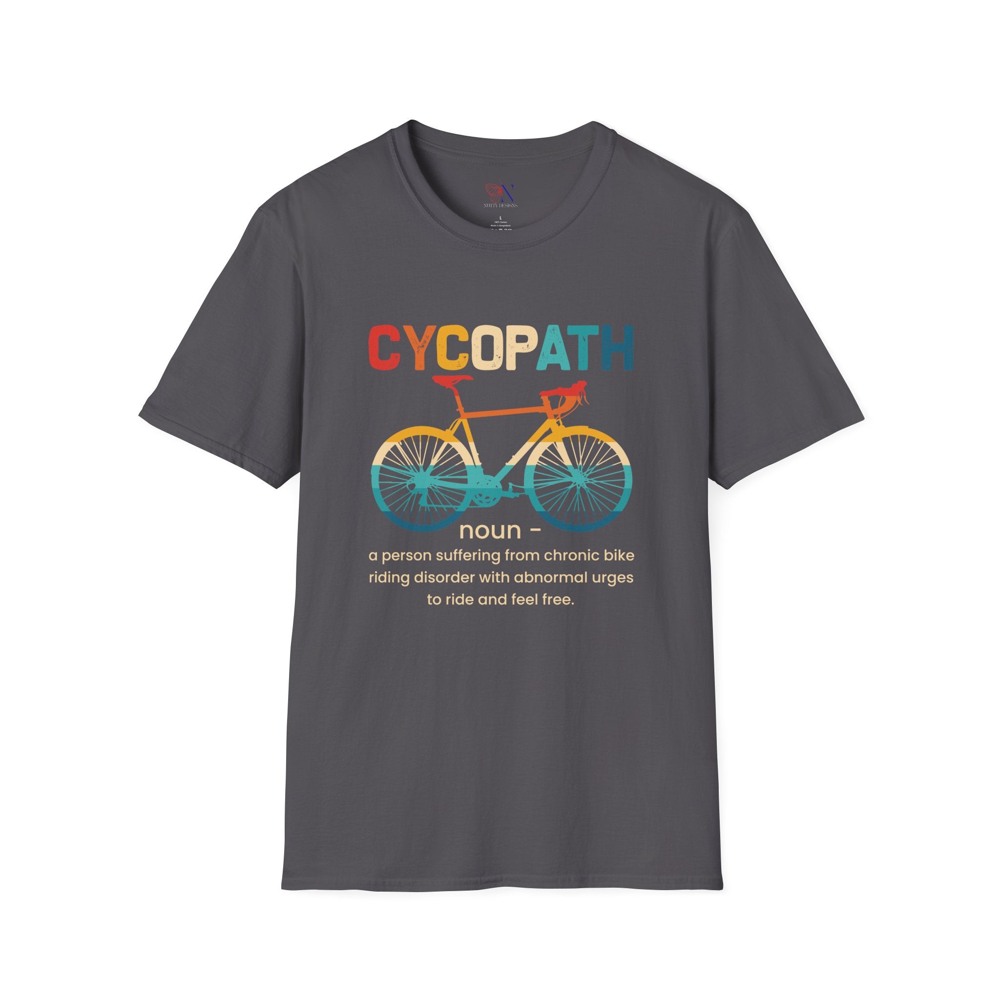 Cycopath Funny Biking  Pun T-shirt