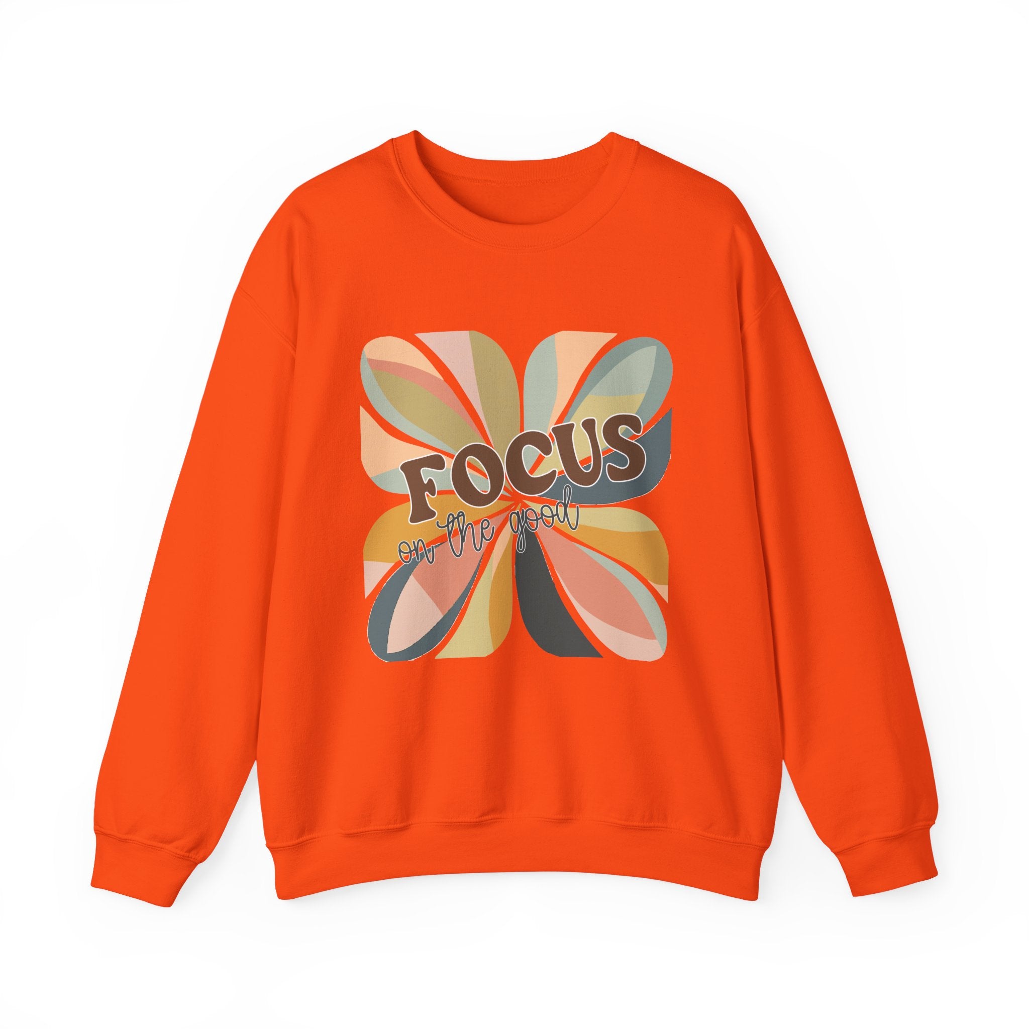 Positive Vibes Sweatshirt, Inspirational Jumper, Motivational Pullover, Good Vibes Apparel, Focus on the Good Shirt