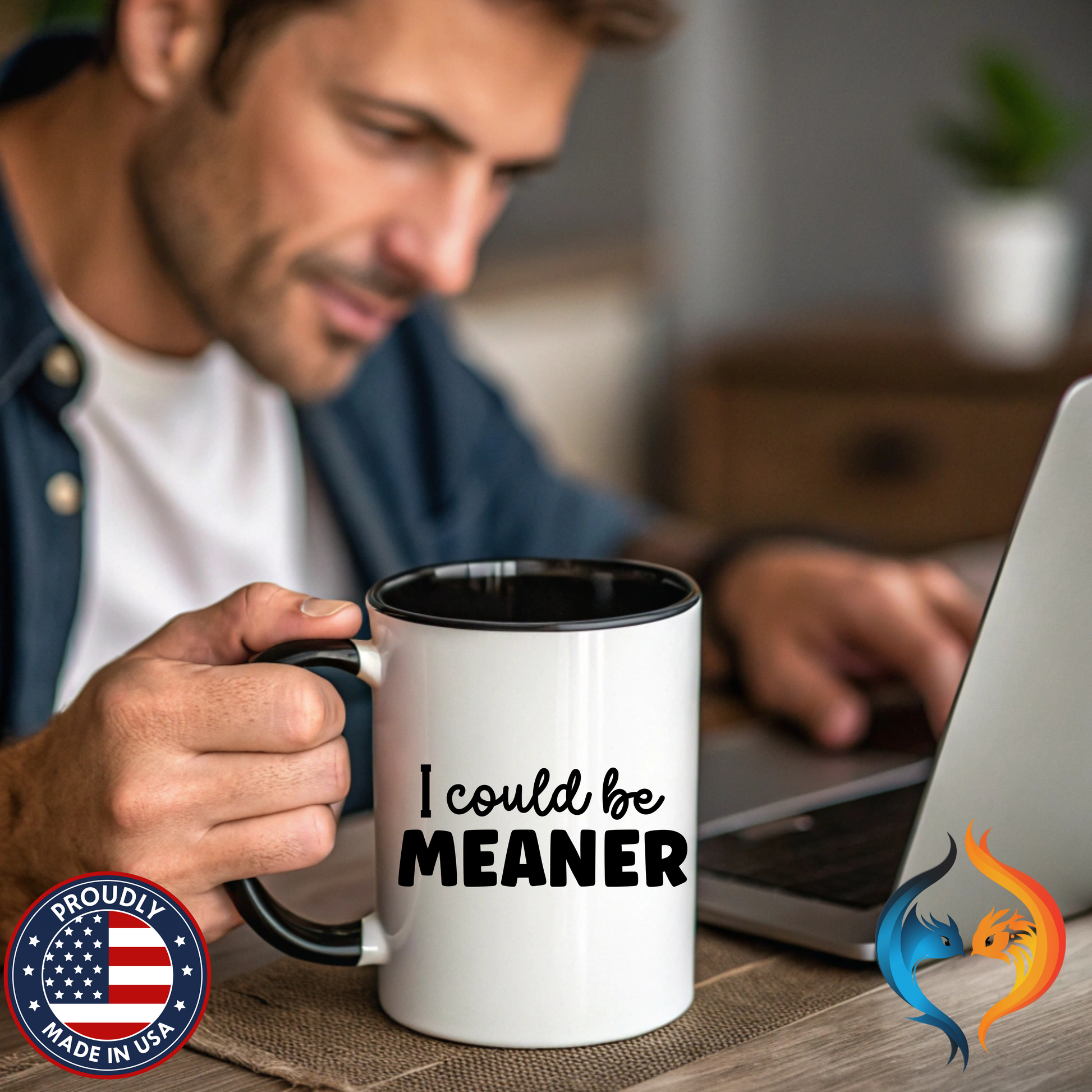 I Could Be Meaner Mug Product Photo | Nutty Designs