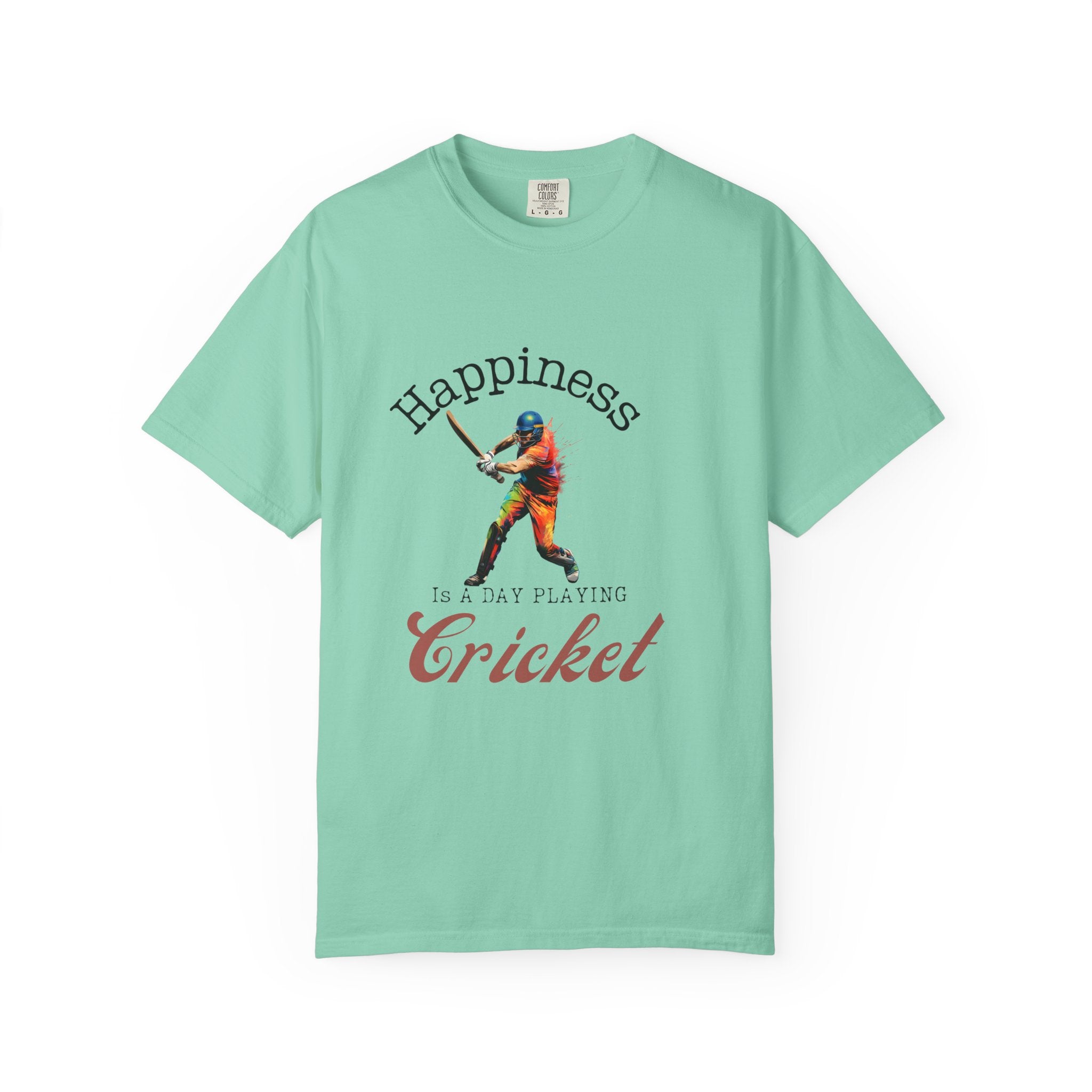 Happiness Is A Day Playing Cricket, unique desi style cricket lover gift tshirt, IPL/T20 world cup tees Unisex T-shirt
