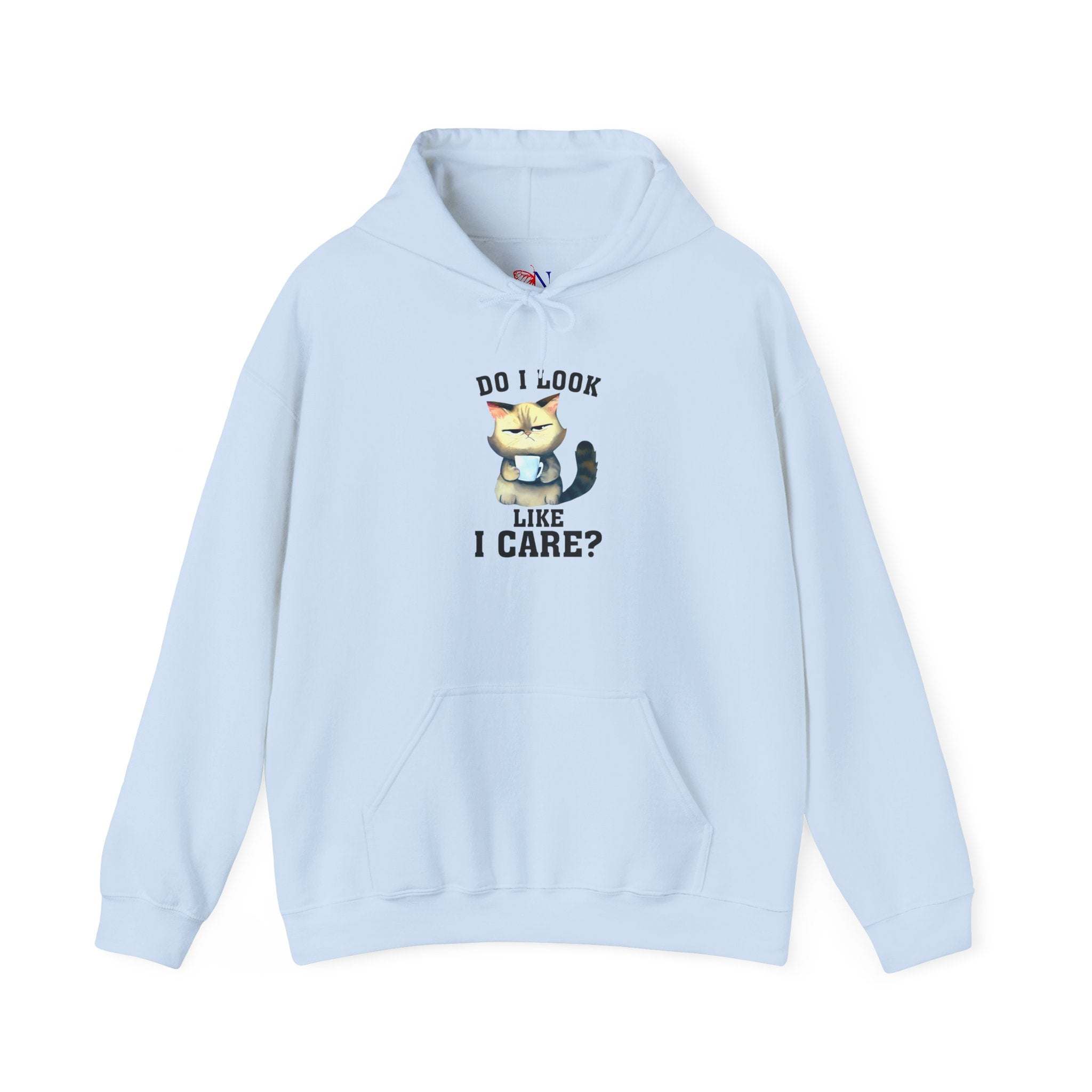 Do I Look Like I Care? Cat Hoodie – Funny Grumpy Cat Pullover