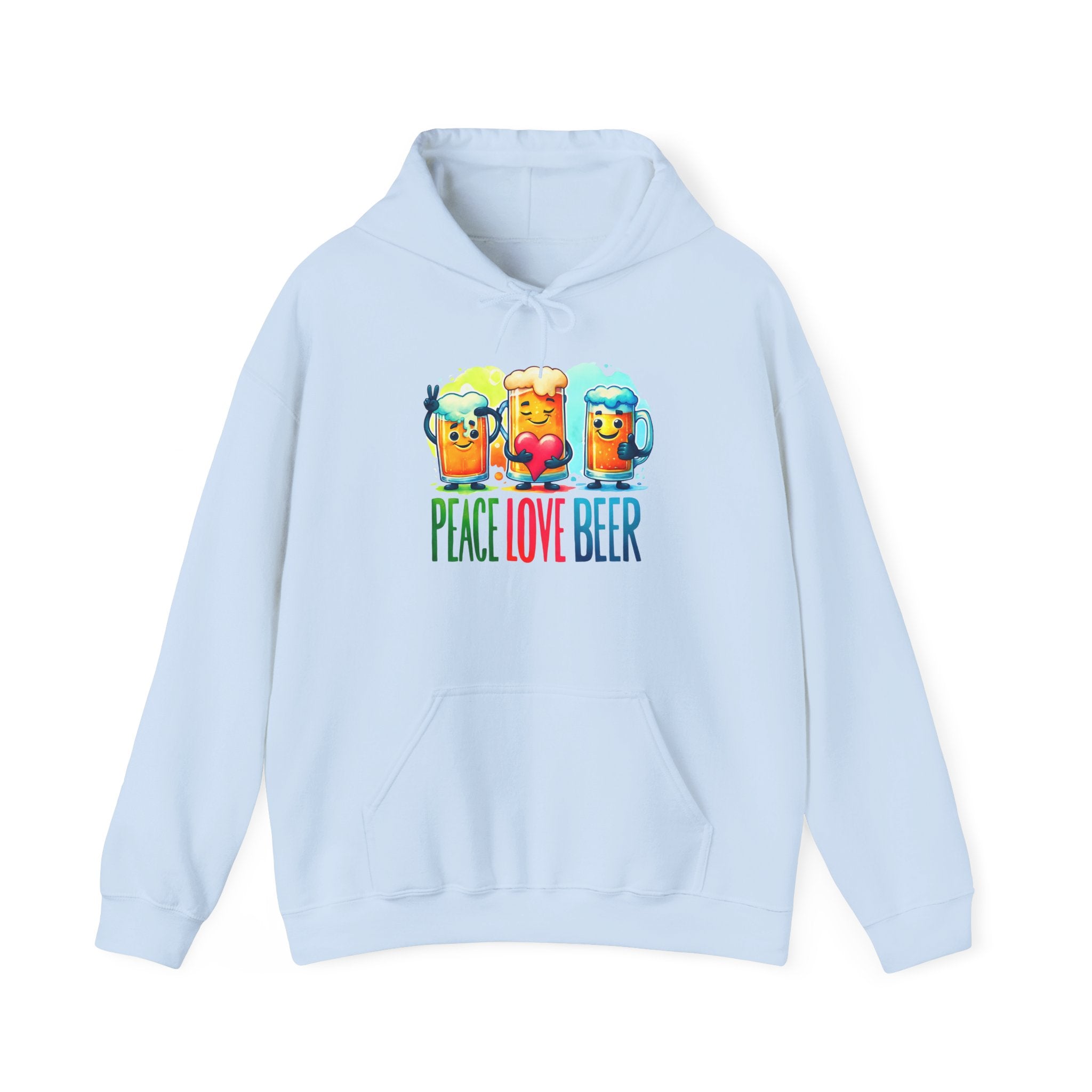Peace Over Beer Hoodie — Funny Beer Lover Sweatshirt