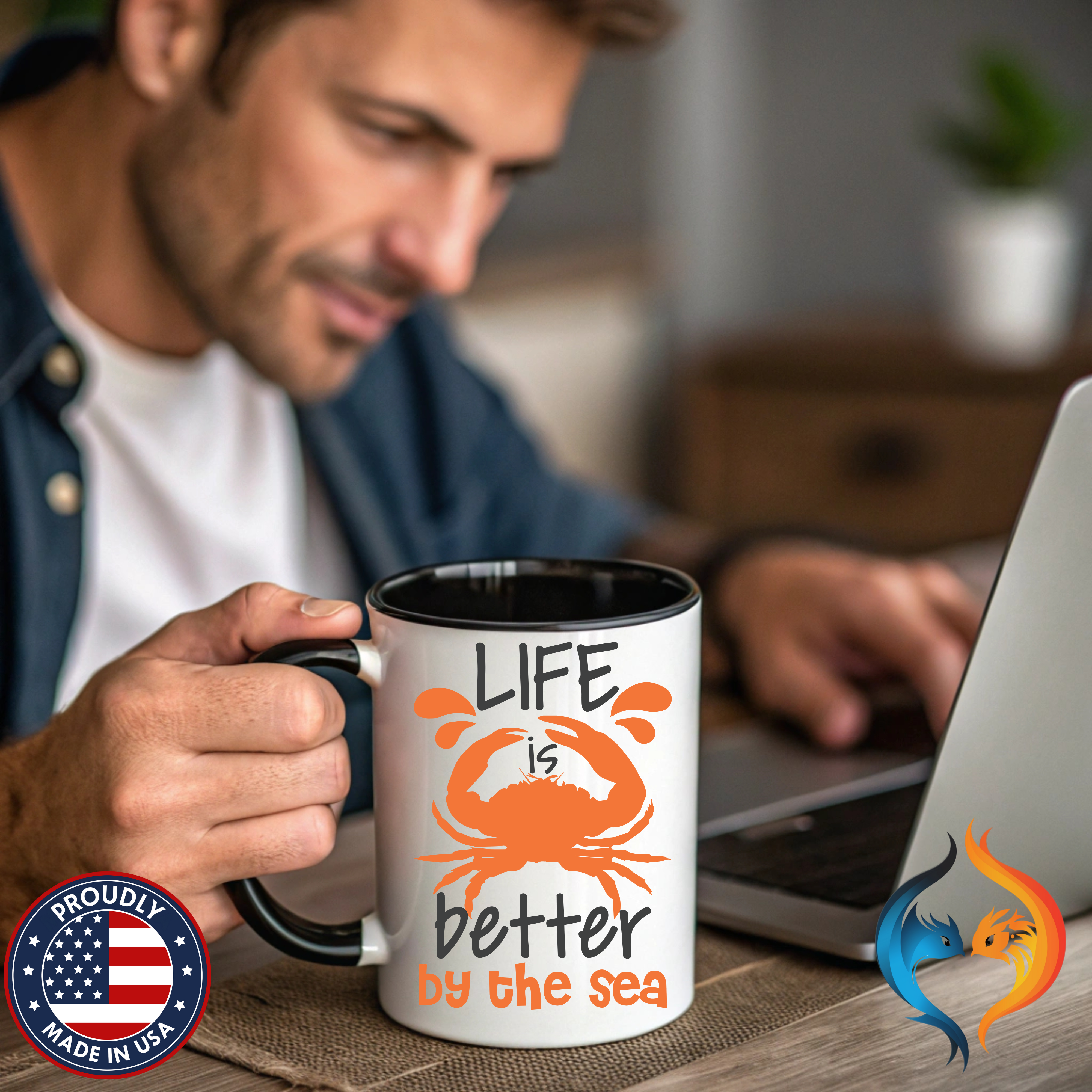 Life is Better by the Sea Mug Product Photo | Nutty Designs