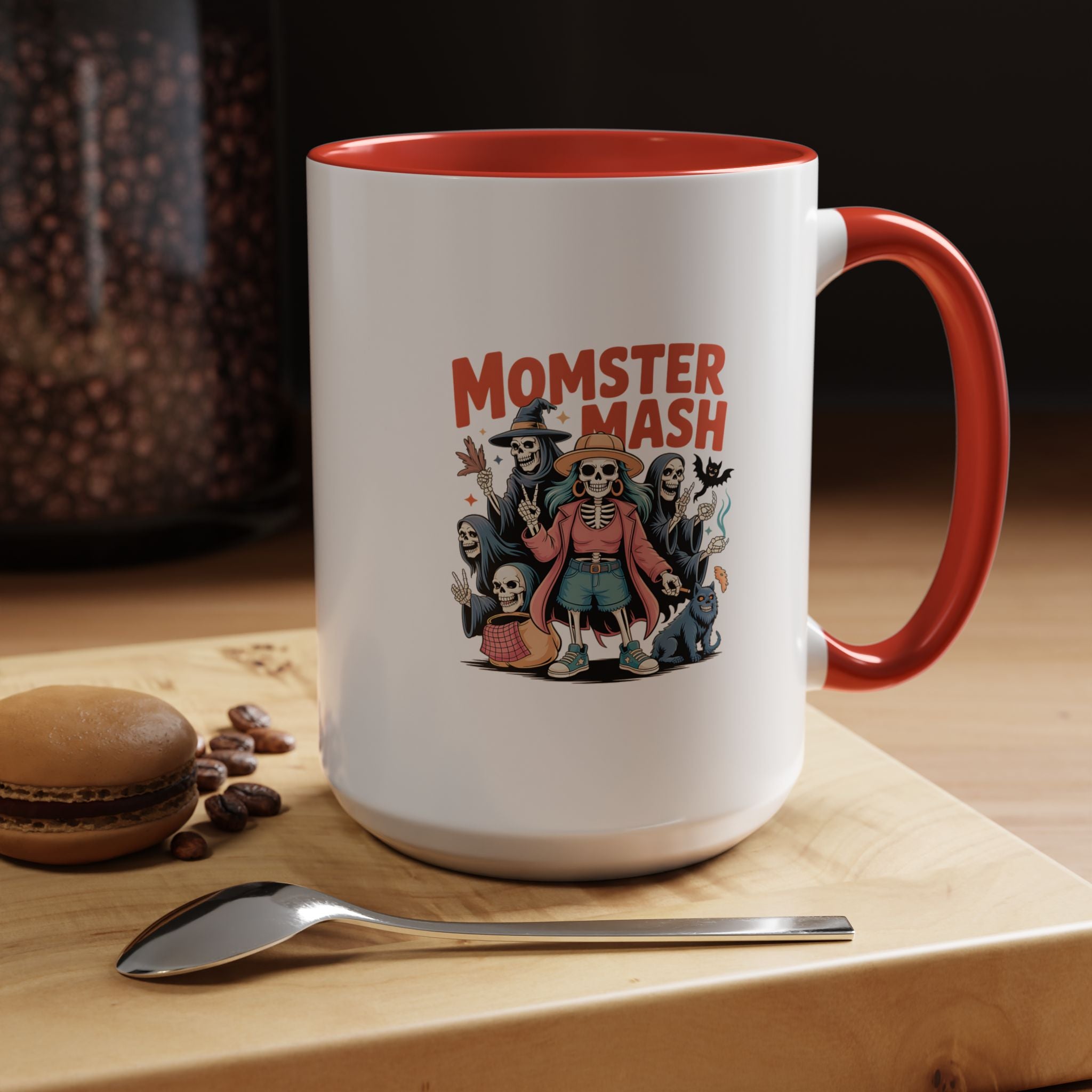 Momster Mash | Funny Coffee Mug, Sarcastic Tea Cup, Unique Gift Idea