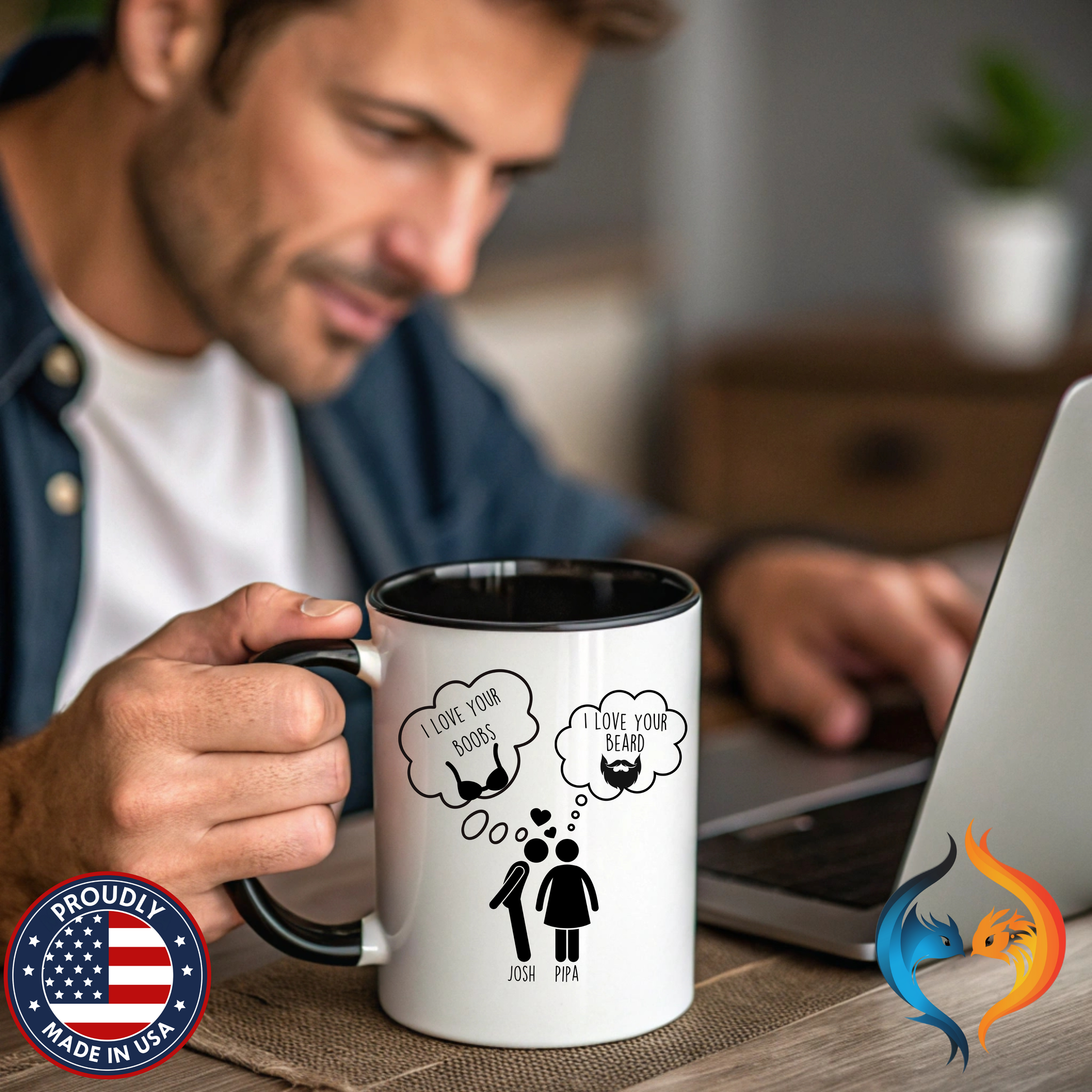 Love Your Beard Mug Product Photo | Nutty Designs
