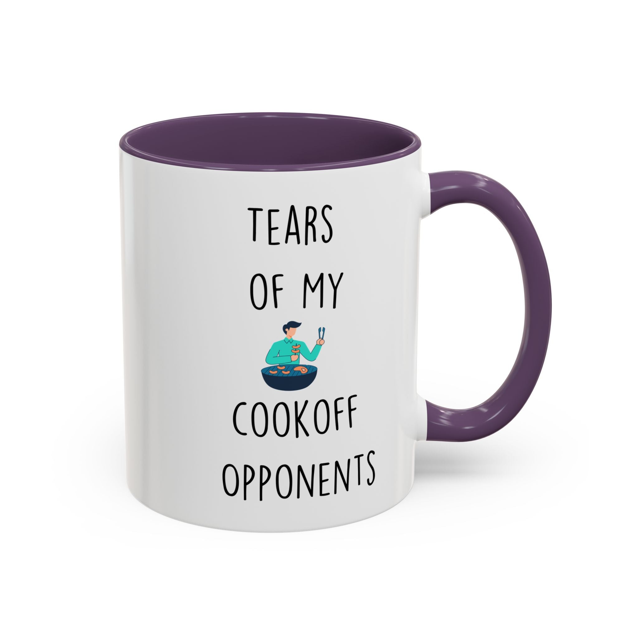 Funny Coffee Mug, Personalized Mug, Tears Of My Cookoff Opponents, Accent Cup (11, 15oz), Sarcastic Mug,  Tea Coffee Cup, Gift Under 20