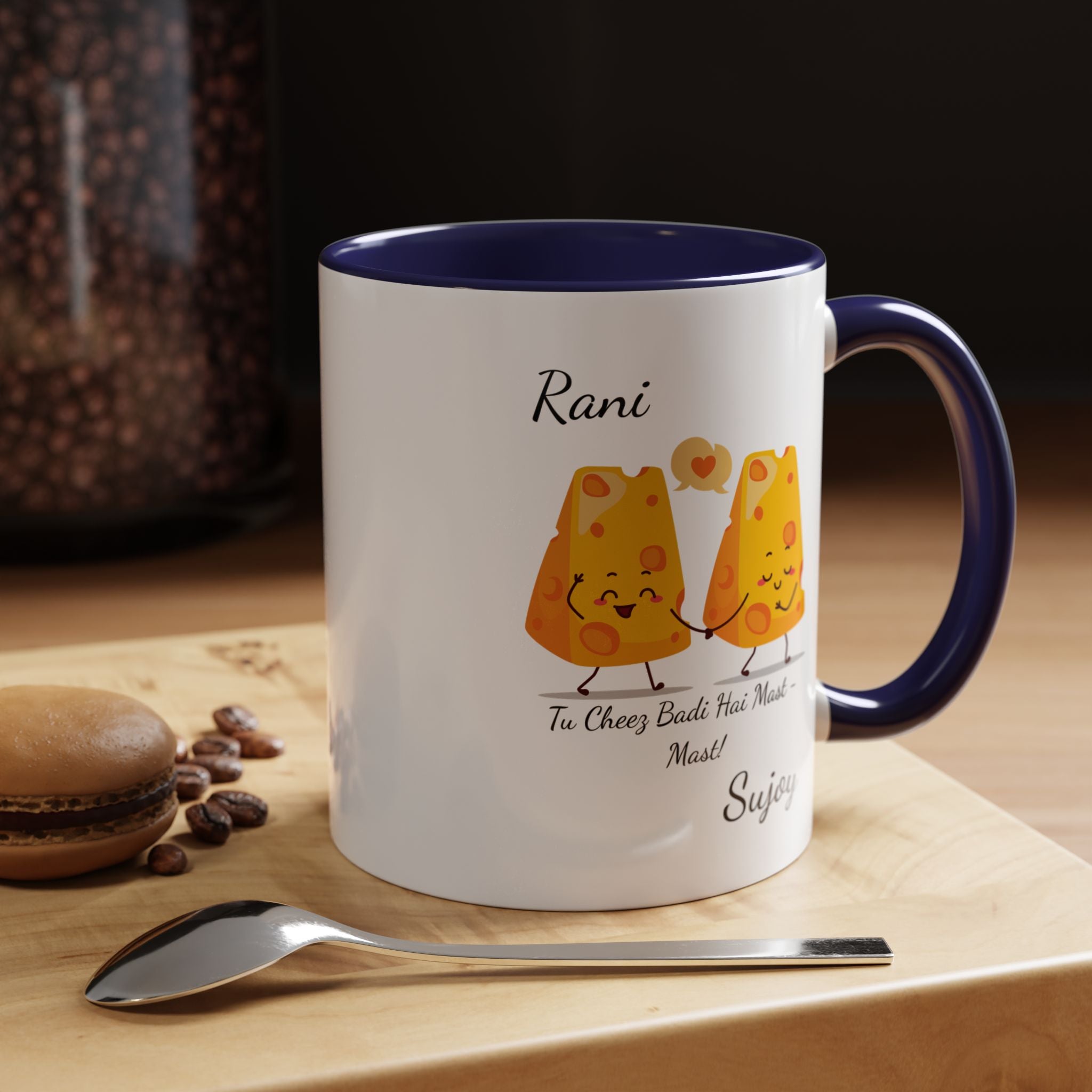 Tu Cheez Badi Hai Mast Mug Lifestyle Mockup | Nutty Designs