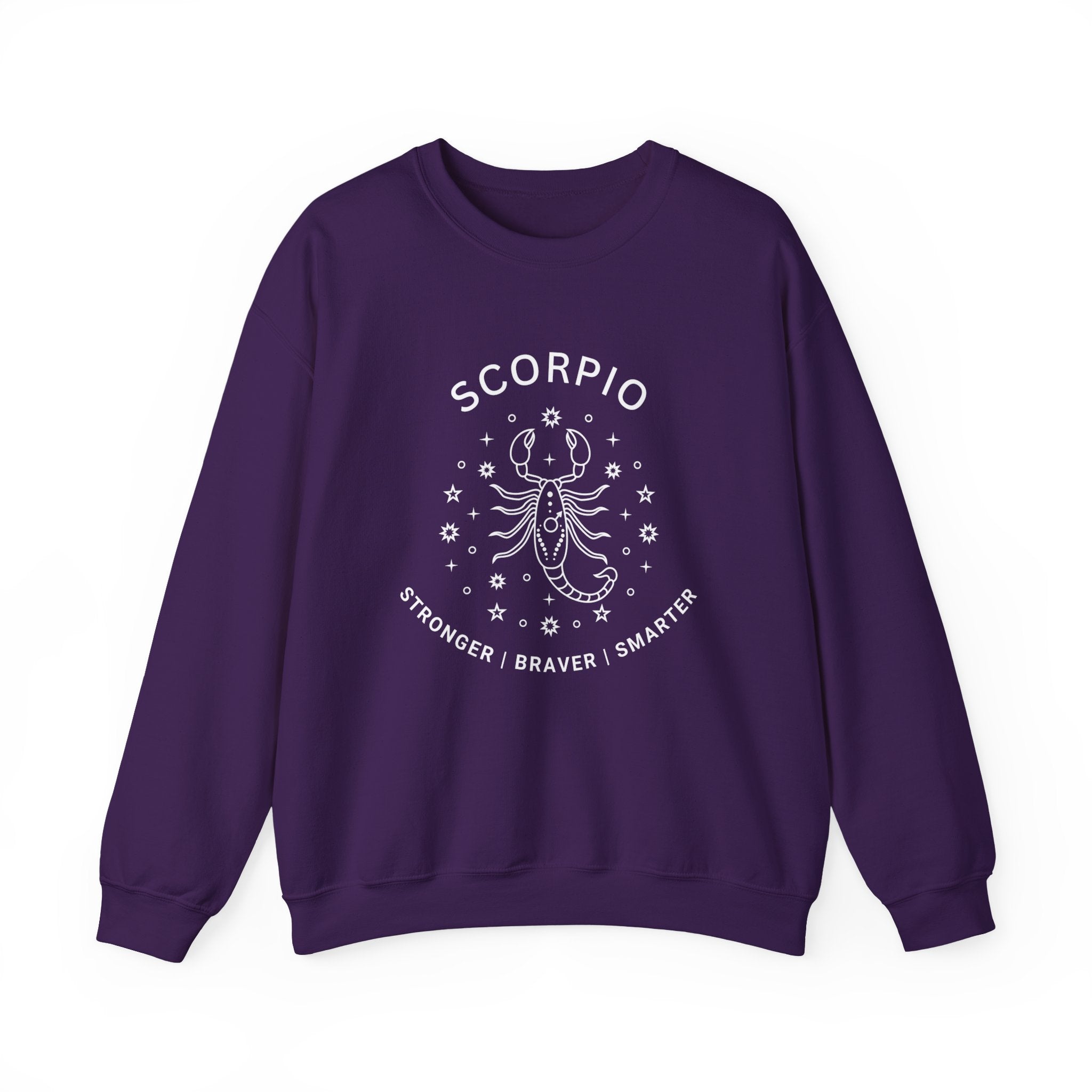 Scorpio Stronger Braver Smarter sweatshirt