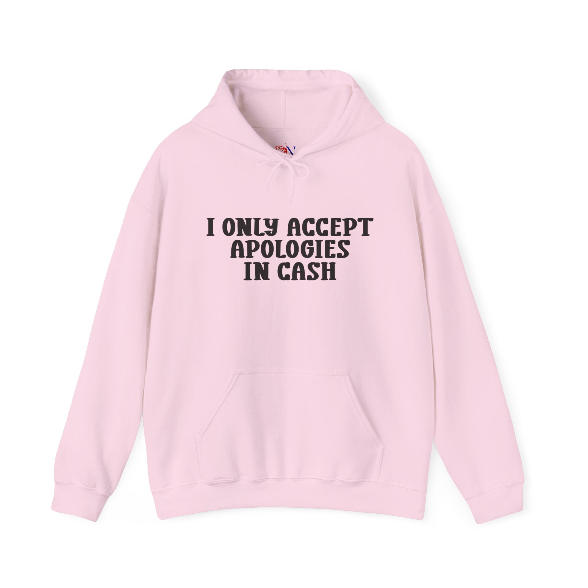 Hoodie — I Only Accept Apologies In Cash Pullover