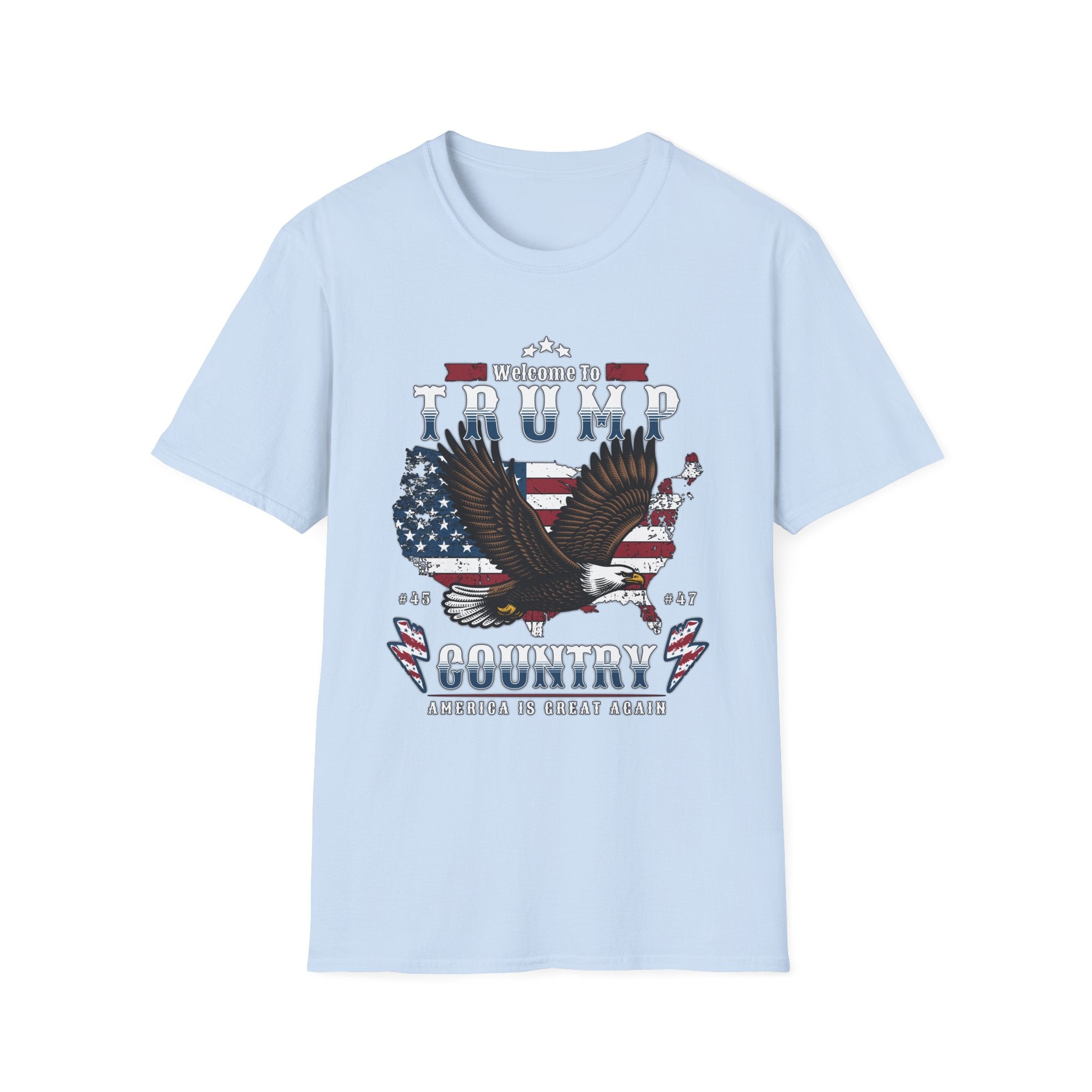 Welcome to Trump Country, American is Great Again, US Election 2024 tee, Republican supporter Presidential Campaign tee