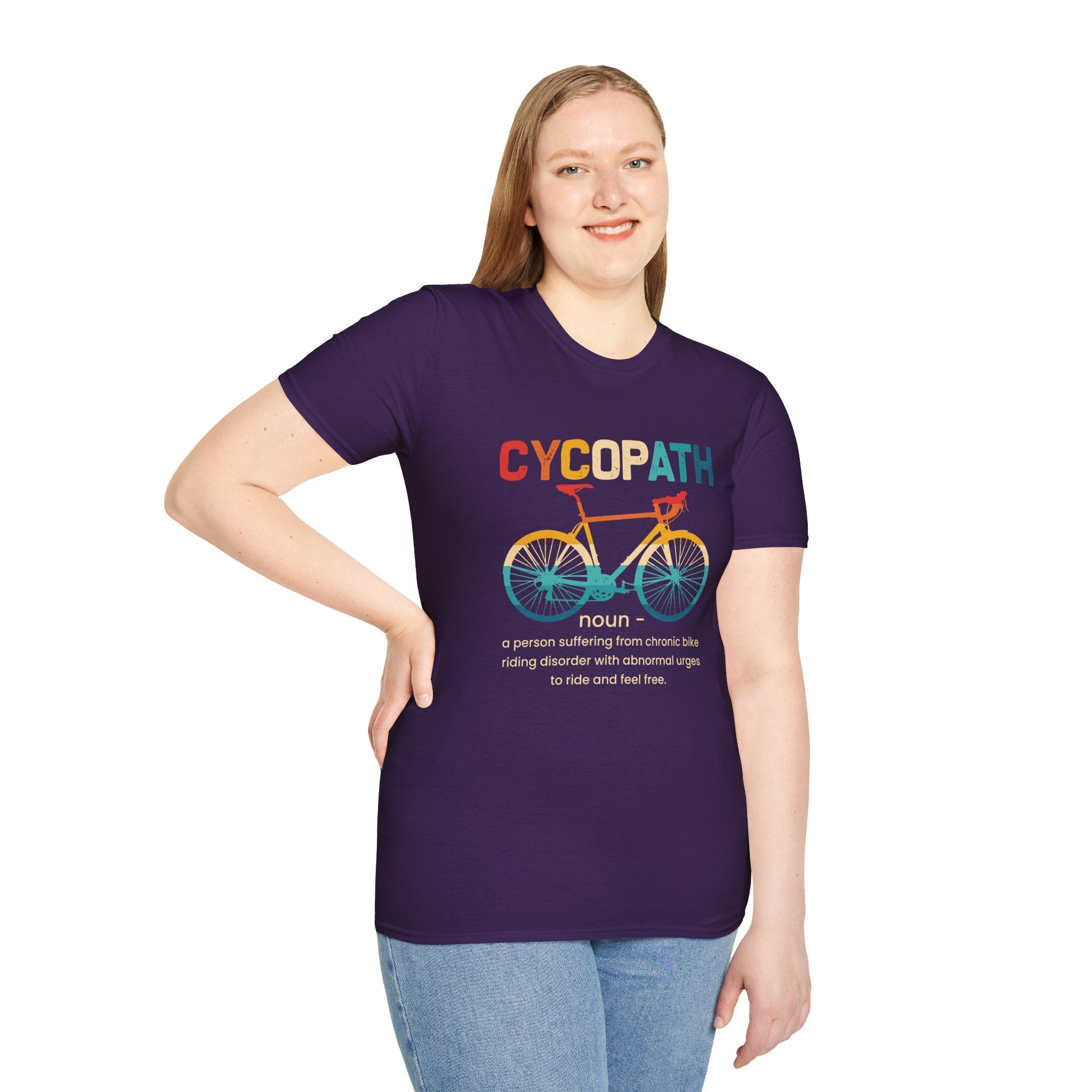 Cycopath Funny Biking  Pun T-shirt