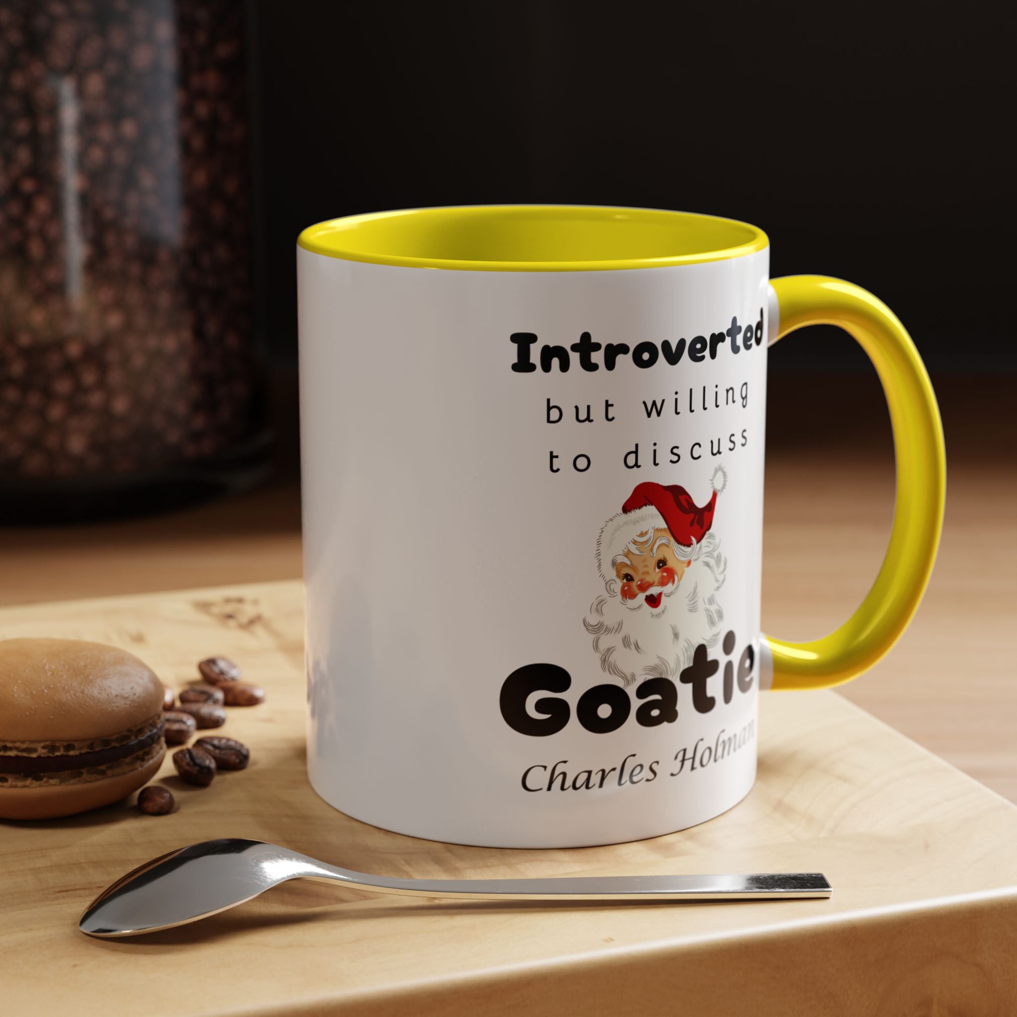 Funny Goatie & Santa Claus Beard Personalized Coffee Mug