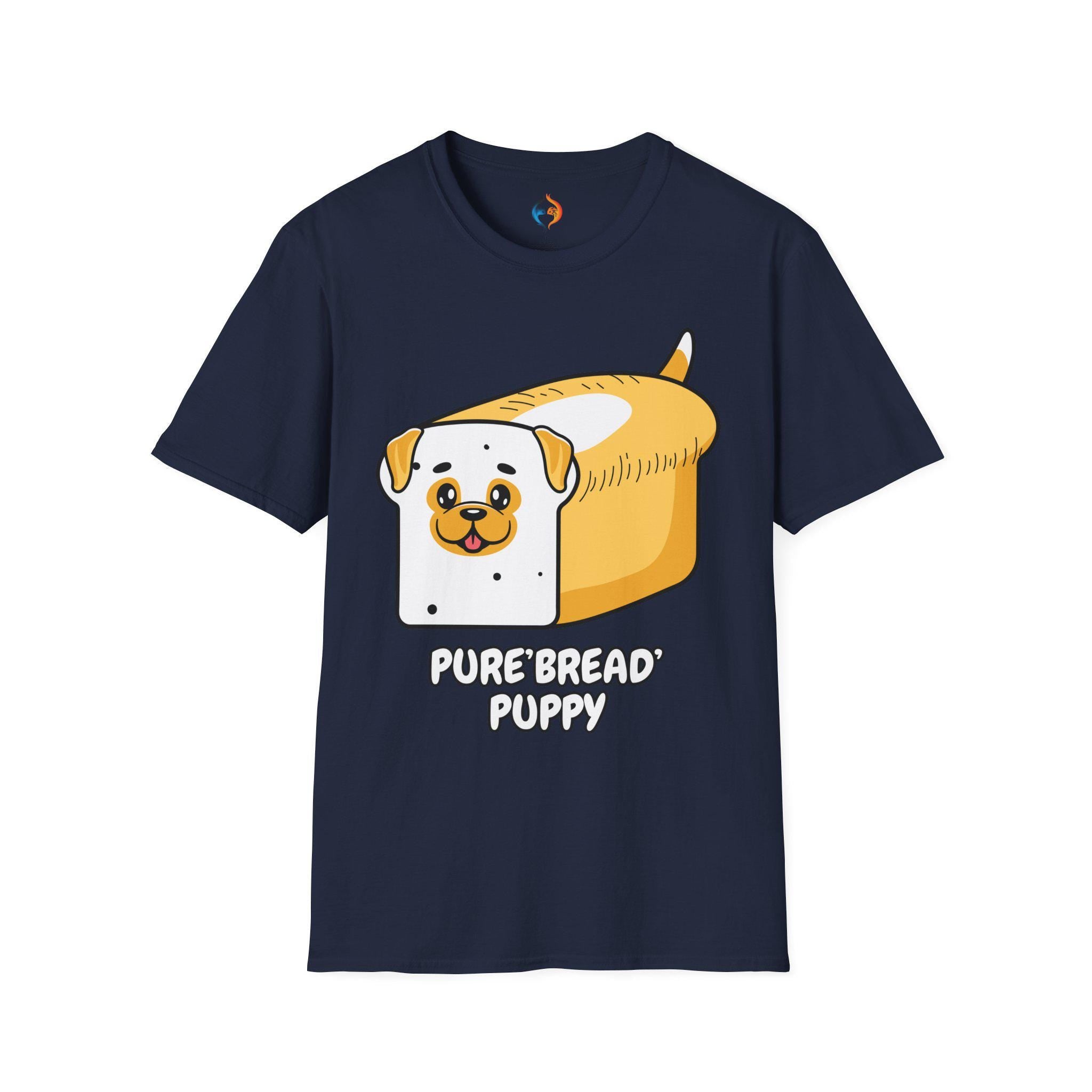 Pure 'Bread' Puppy Funny T-Shirt | Cute Dog Lover Tee | Gift for Dog Owners & Pet Lovers | Unique Animal Humor Apparel, gift under 20