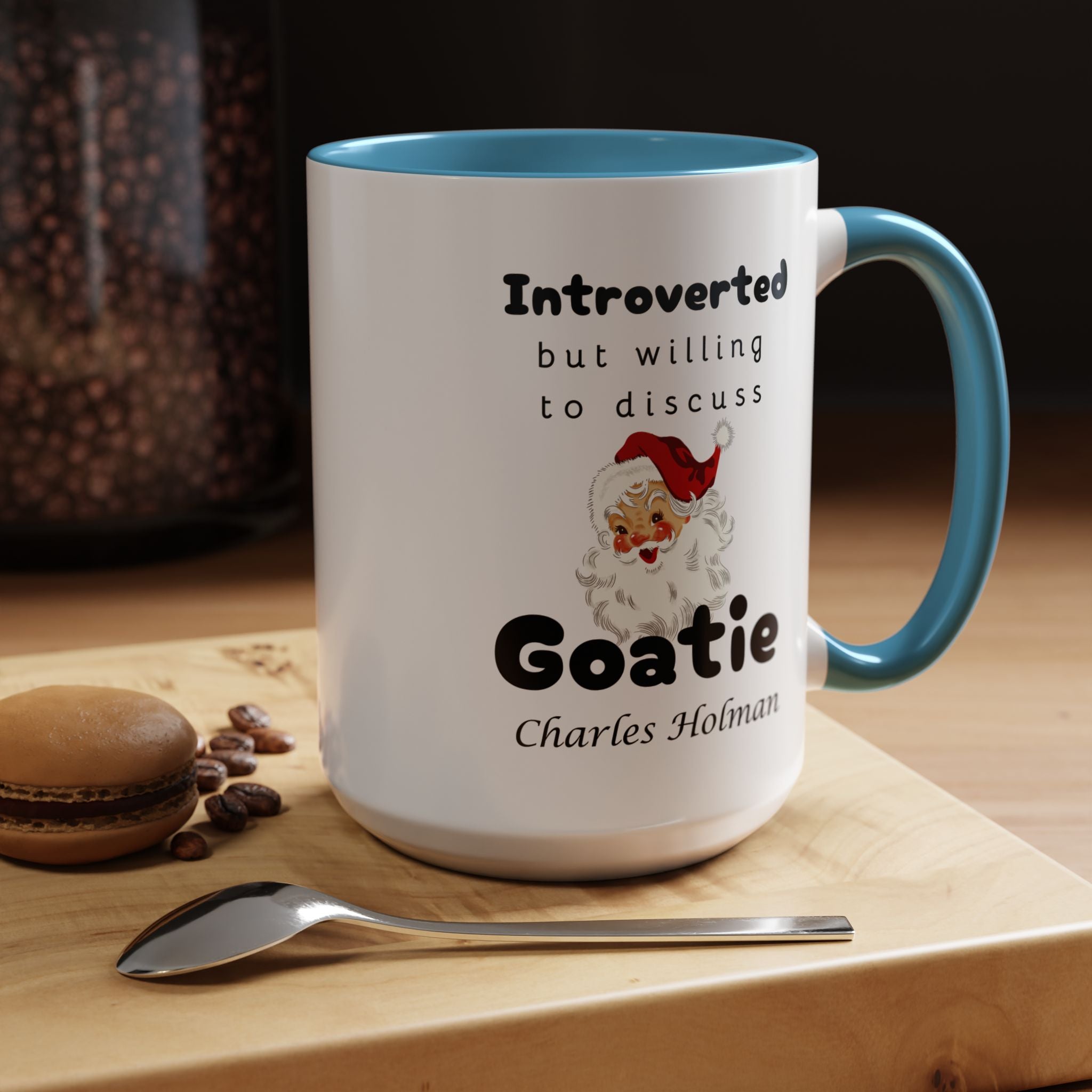 Funny Goatie & Santa Claus Beard Personalized Coffee Mug