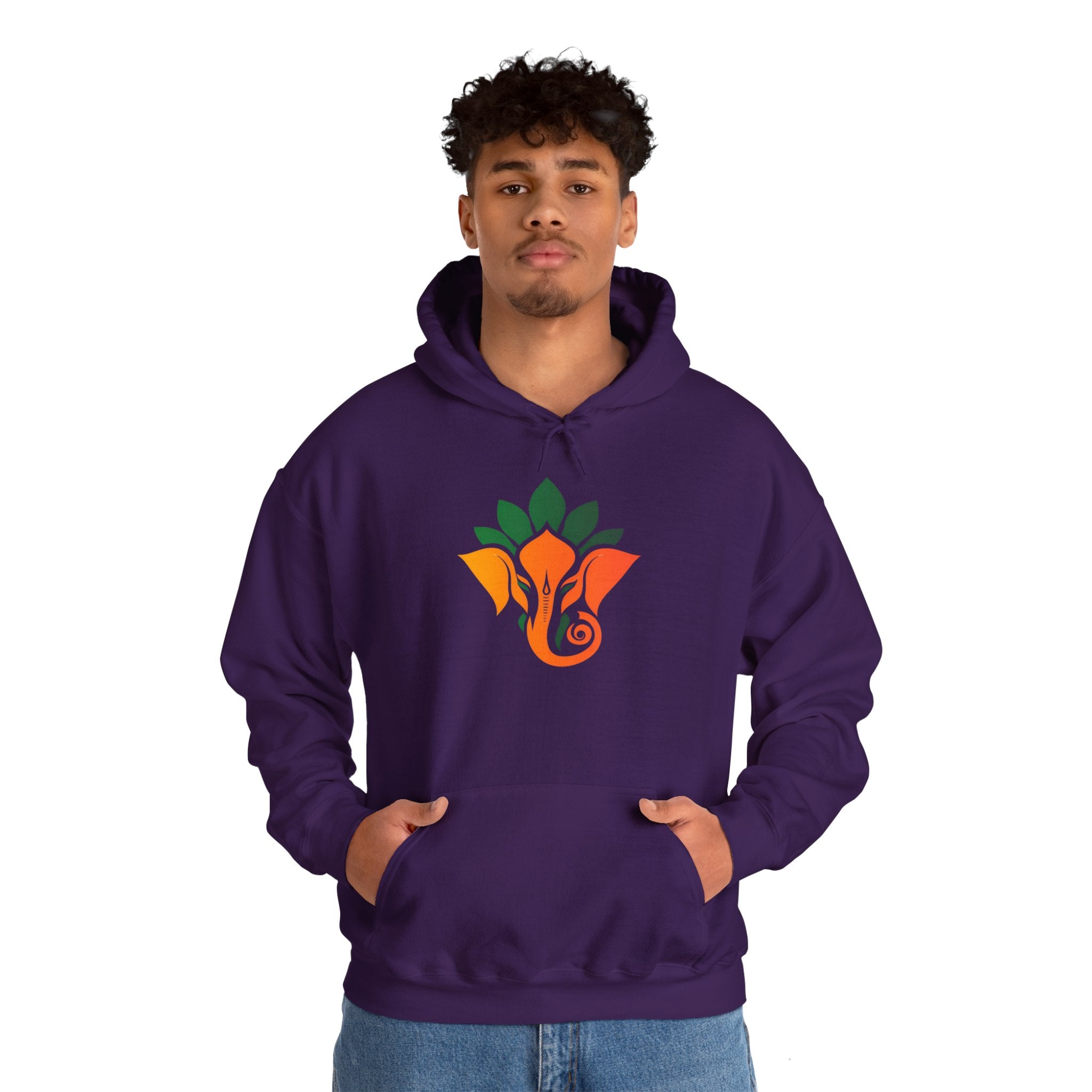 Ganesha Hoodie, Religious Unisex Heavy Blend™ Hooded Sweatshirt