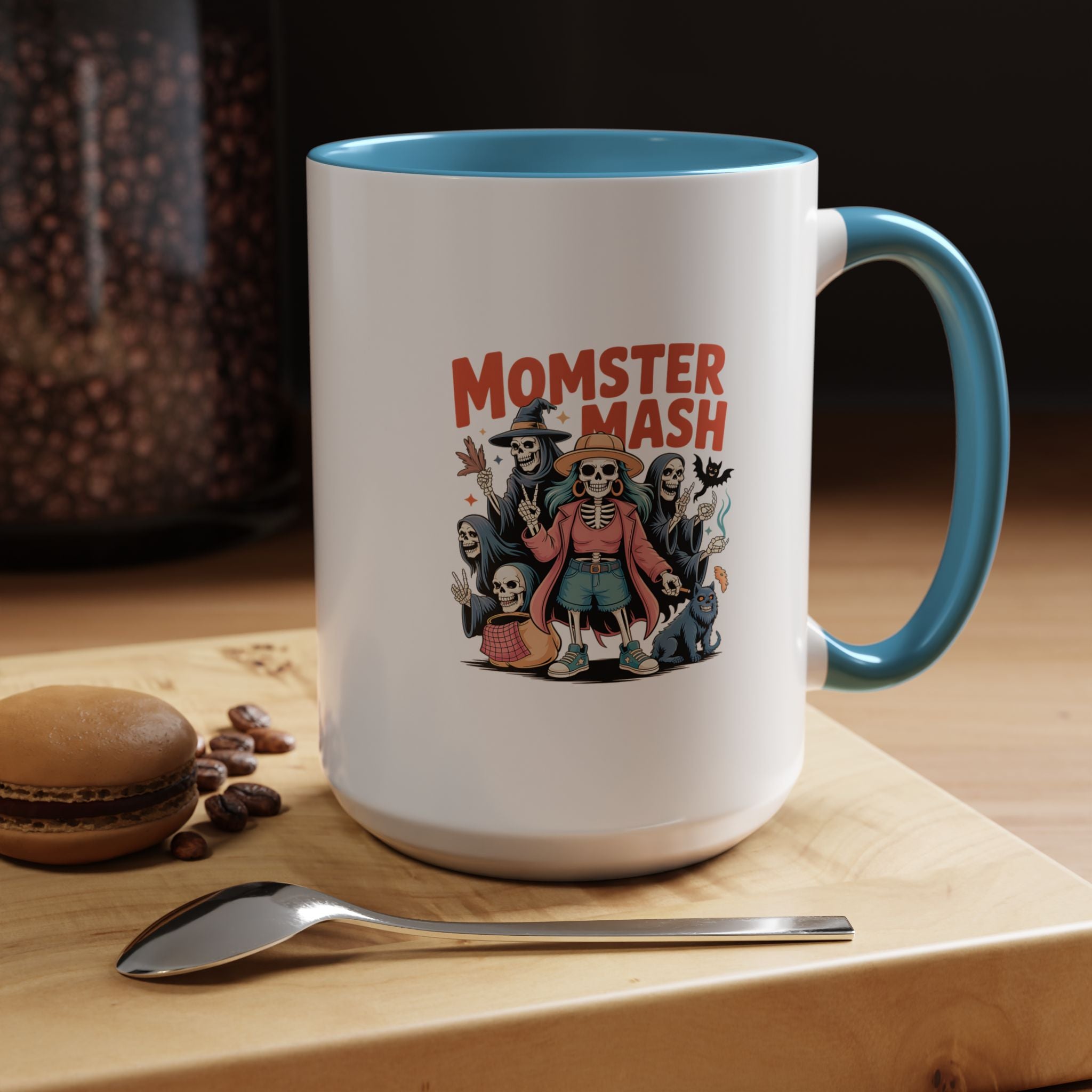 Momster Mash | Funny Coffee Mug, Sarcastic Tea Cup, Unique Gift Idea