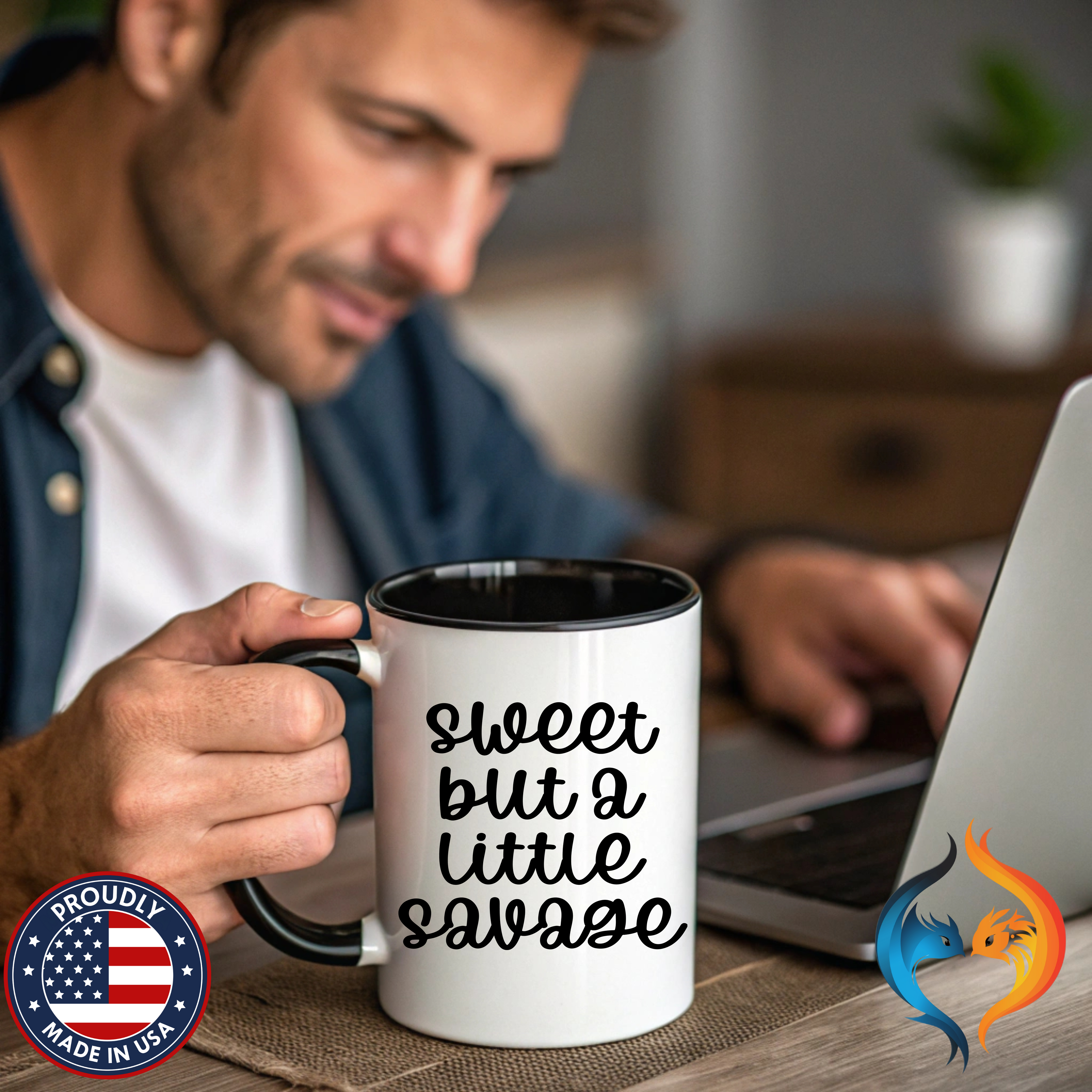 Sweet But Savage Mug Product Photo | Nutty Designs