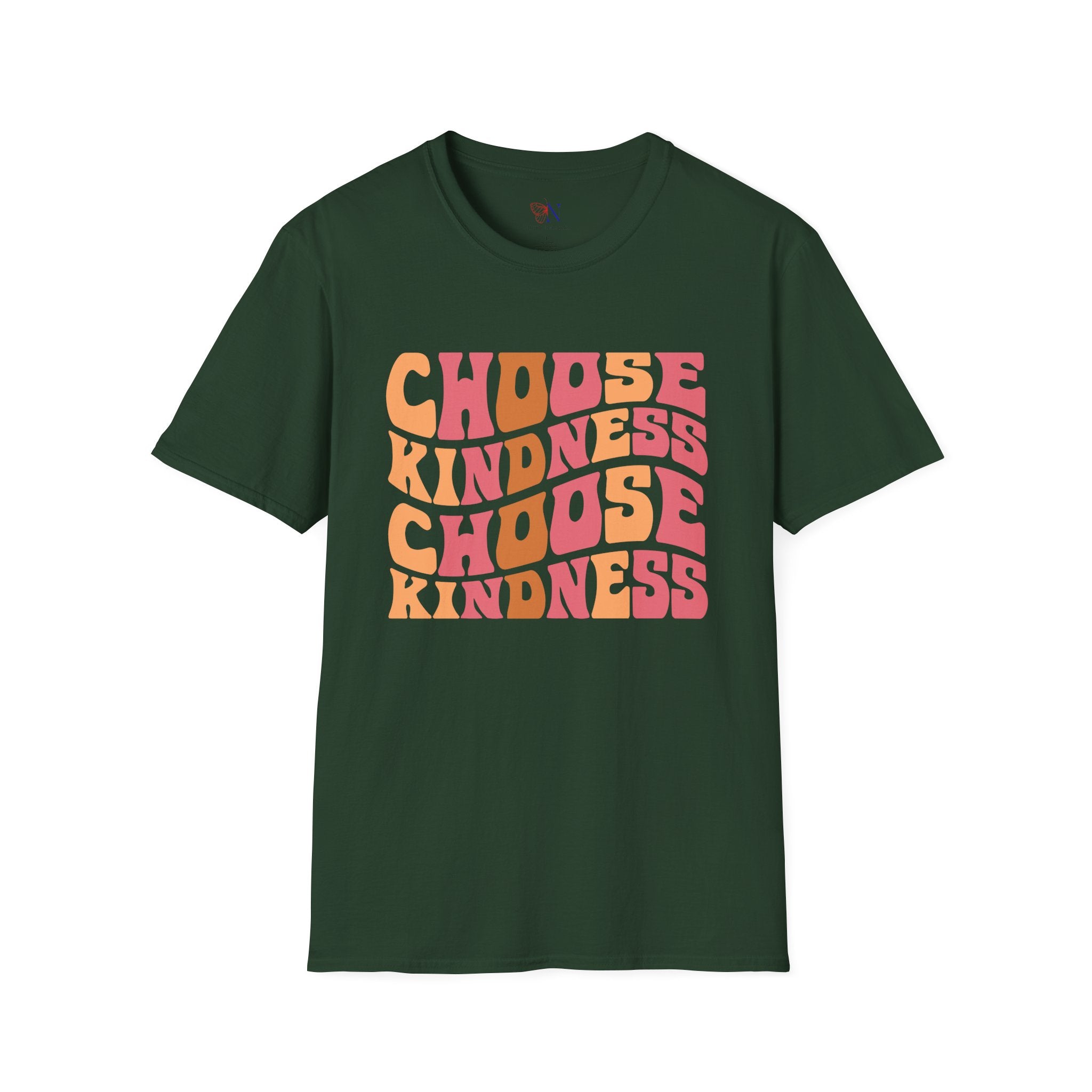 Groovy Choose Kindness Cotton T-shirt