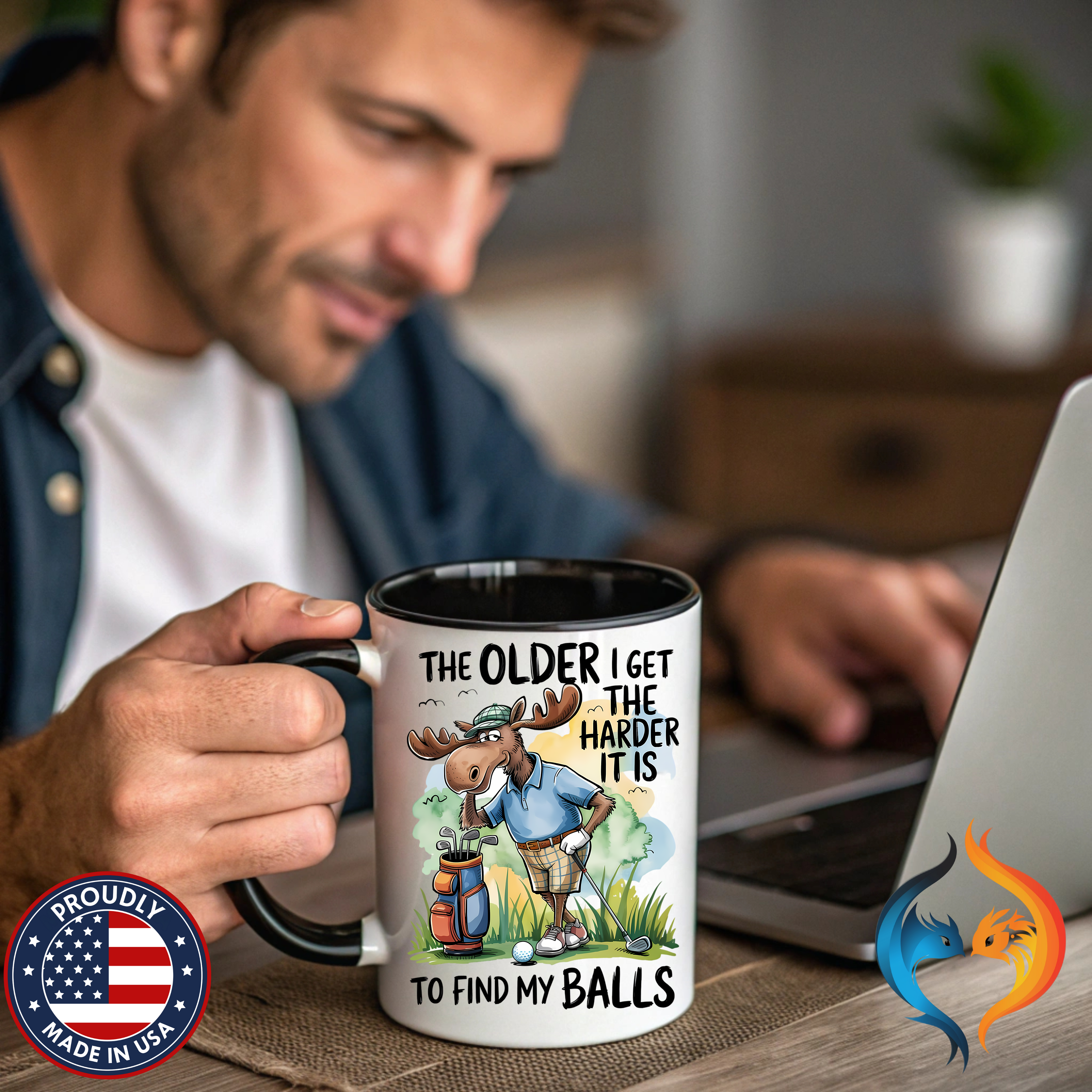 The Older I Get Mug Product Photo | Nutty Designs
