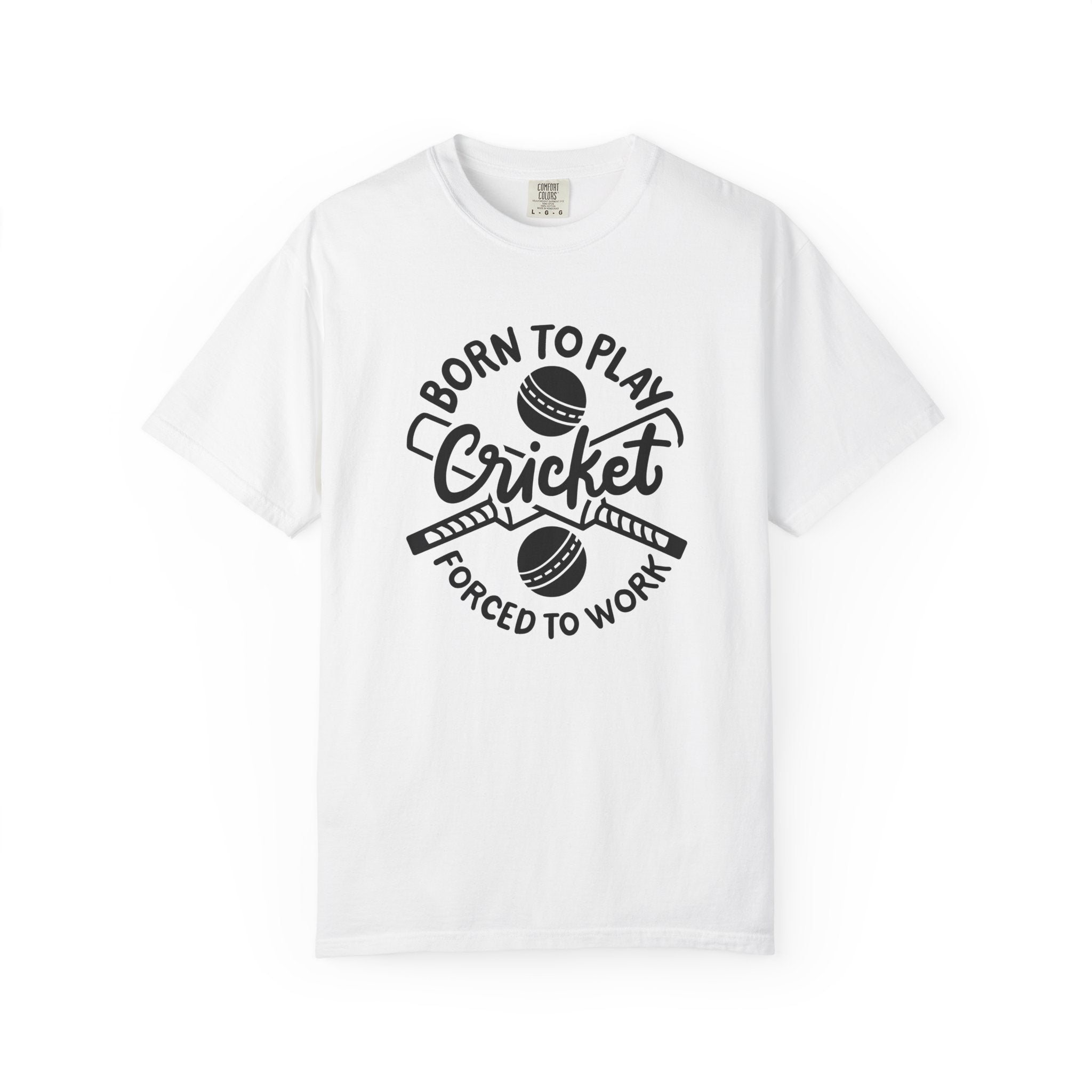 Born To Play Cricket, Forced to Work, unique Desi funny Cricket lover gift tshirt, IPL/T20 world cup tees Unisex T-shirt