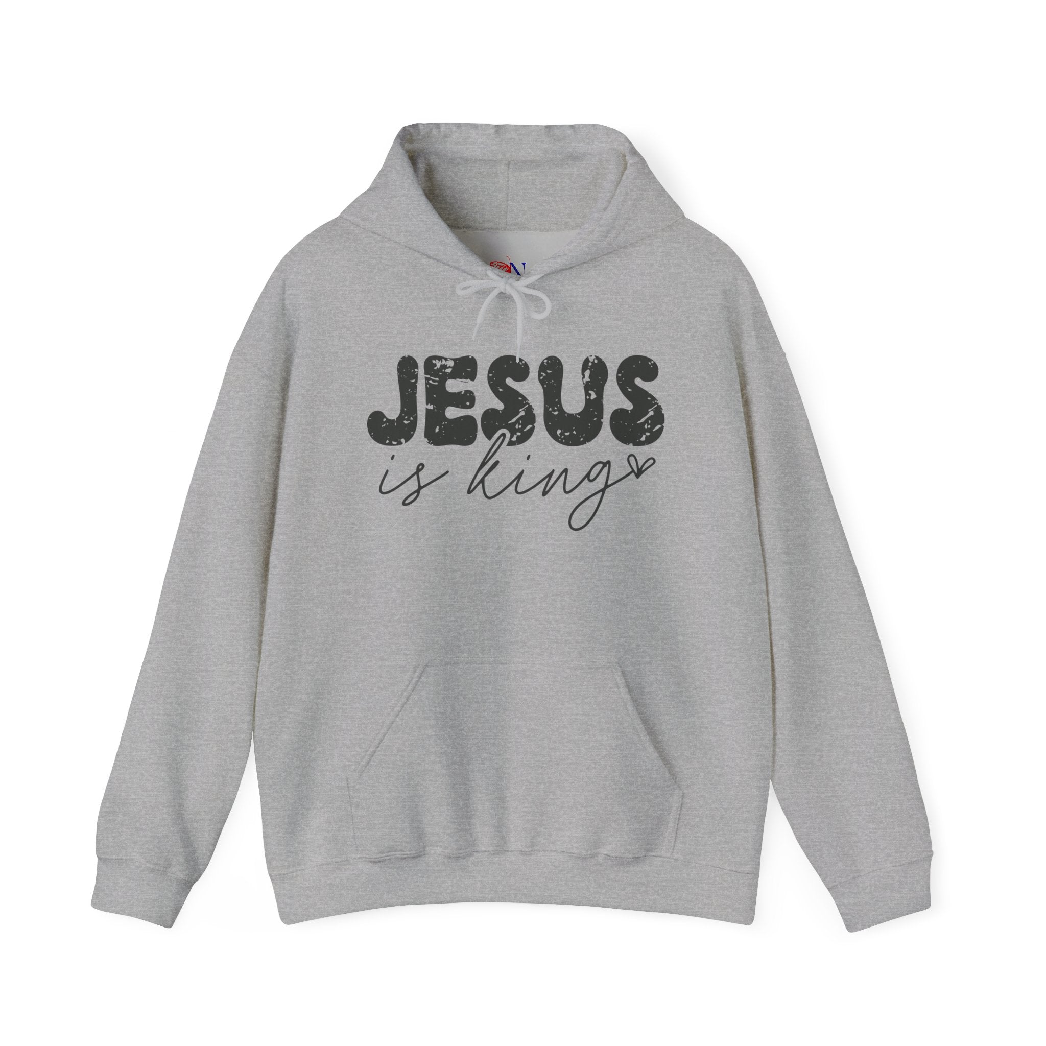 Jesus Is King Hoodie — Christian Faith Pullover
