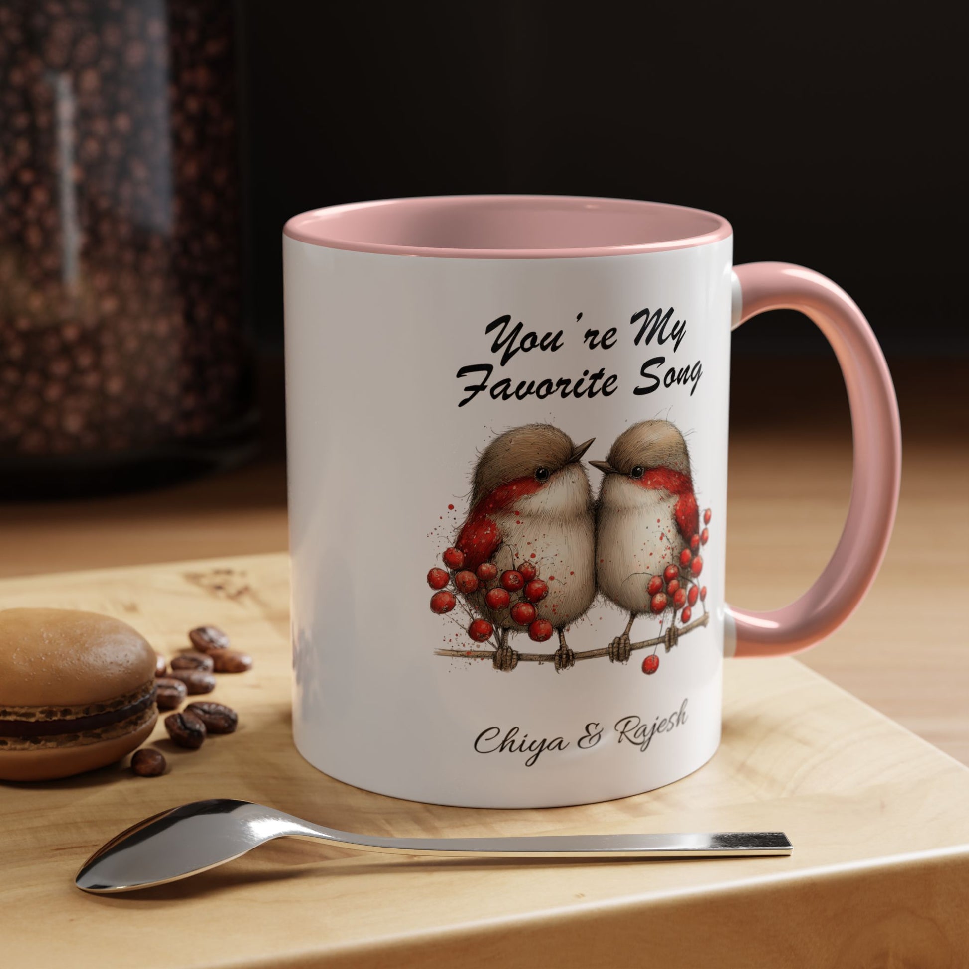 You Are My Favorite Song Robin Couple , Valentine's Day Love Mug Lifestyle Mockup | Nutty Designs