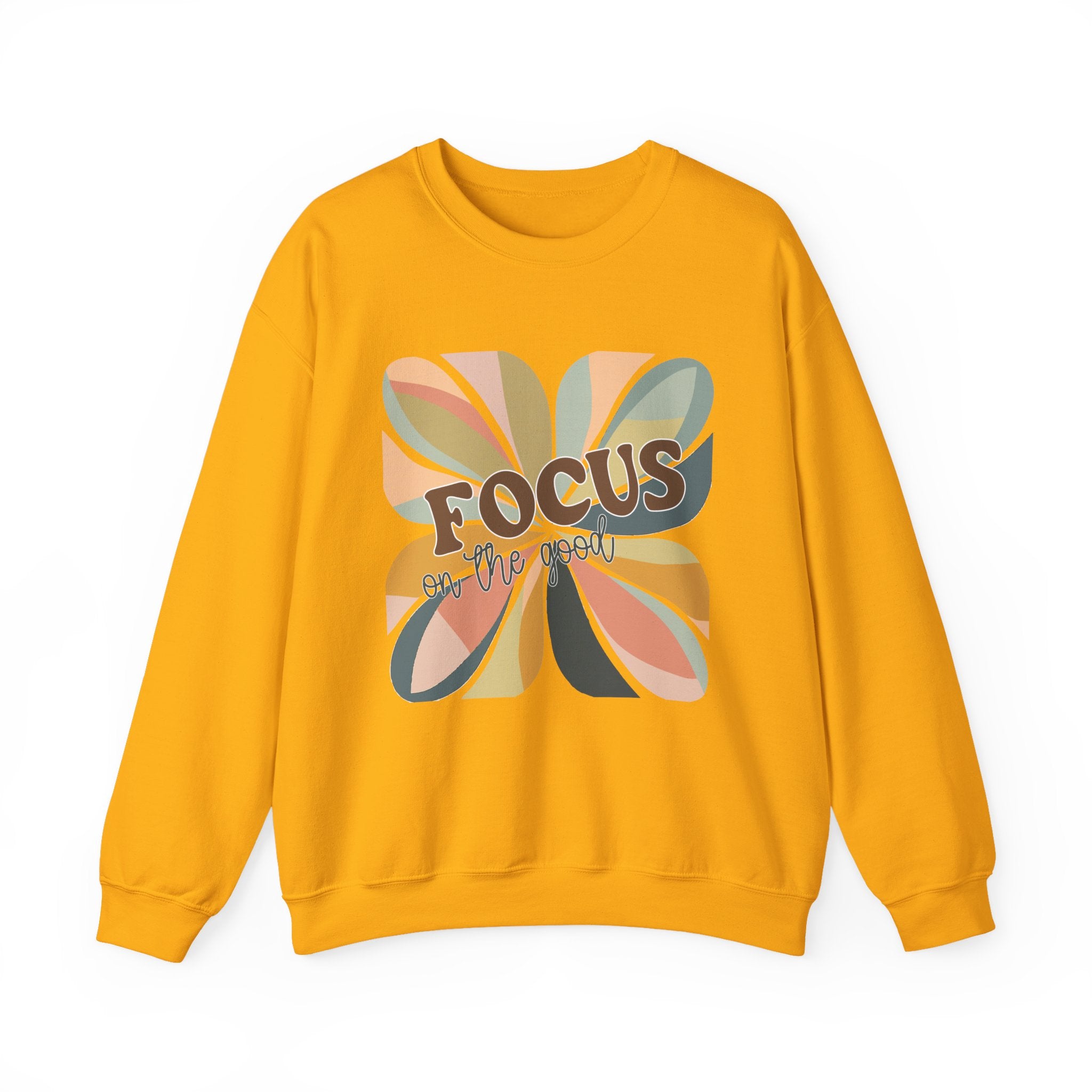 Positive Vibes Sweatshirt, Inspirational Jumper, Motivational Pullover, Good Vibes Apparel, Focus on the Good Shirt