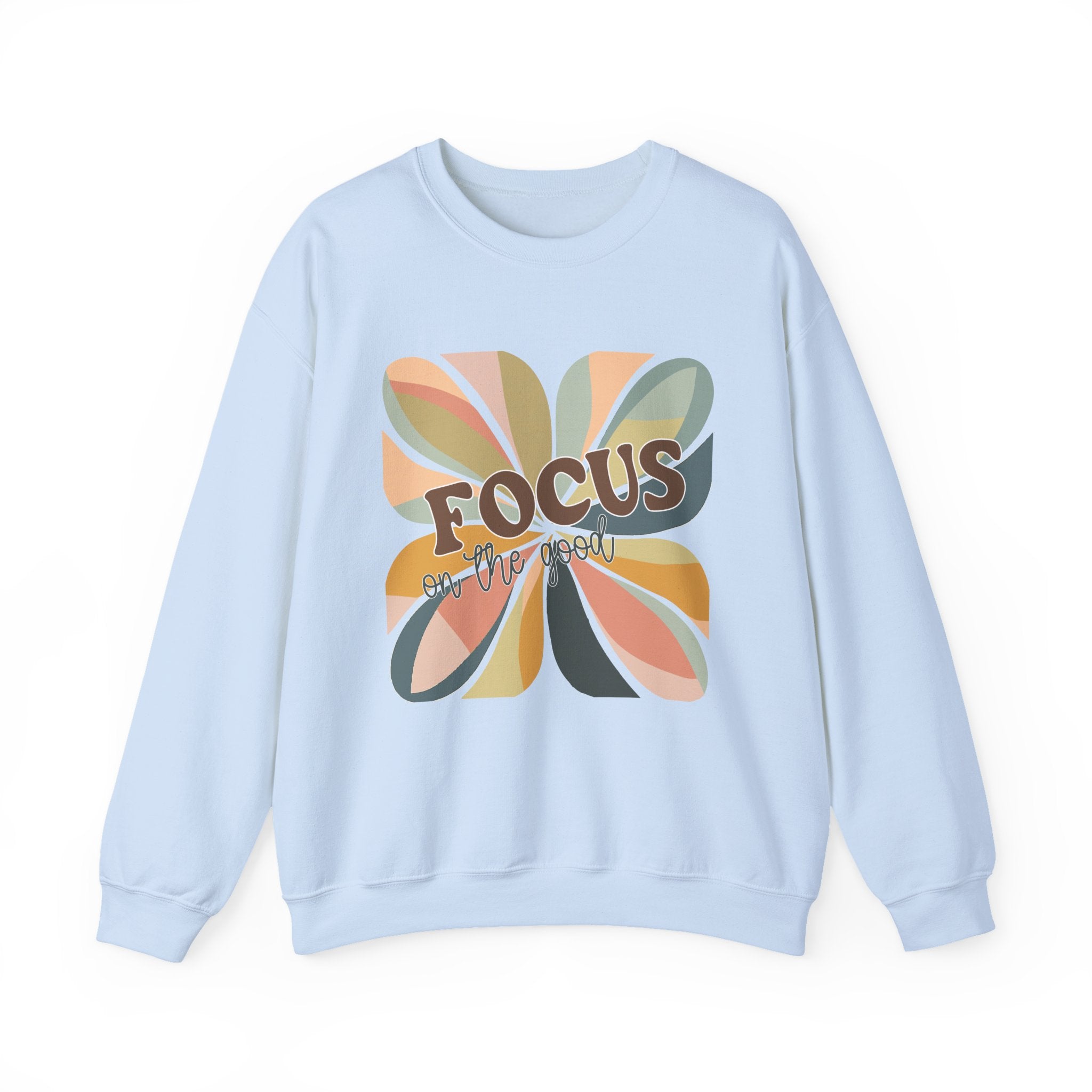 Positive Vibes Sweatshirt, Inspirational Jumper, Motivational Pullover, Good Vibes Apparel, Focus on the Good Shirt