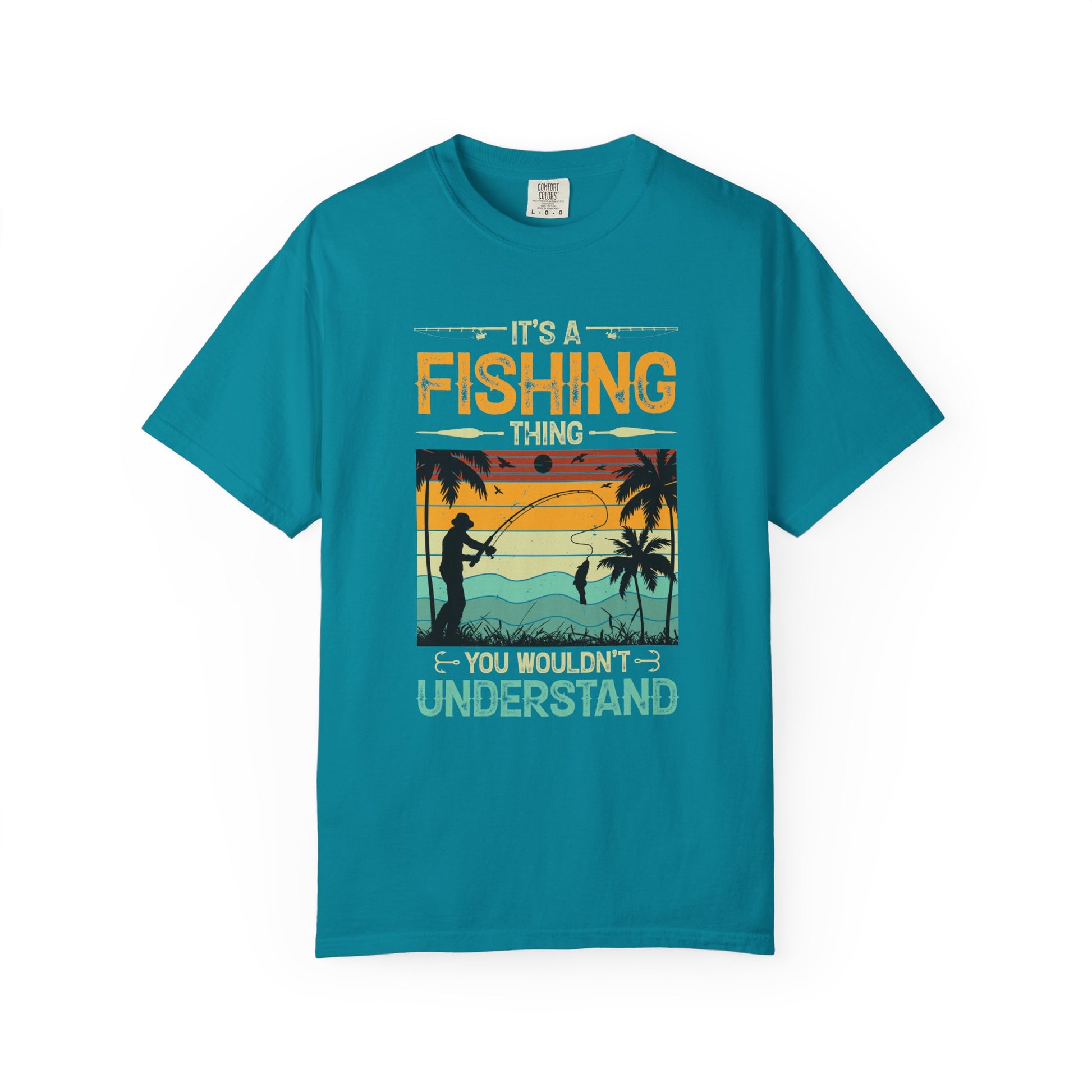 It's A Fishing Thing , You Wouldn't Understand, summer vibes T-Shirt Lifestyle Mockup | Nutty Designs