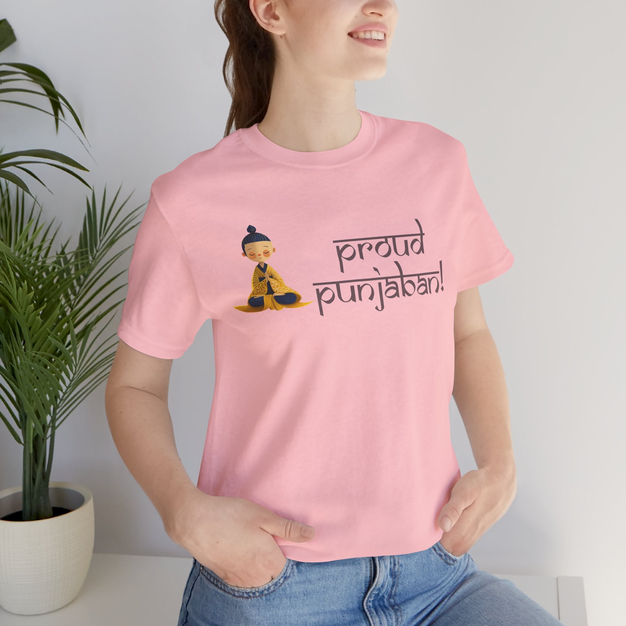 Proud Punjaban Desi Funny Tshirt/T-shirt Unisex Jersey Short Sleeve Tee