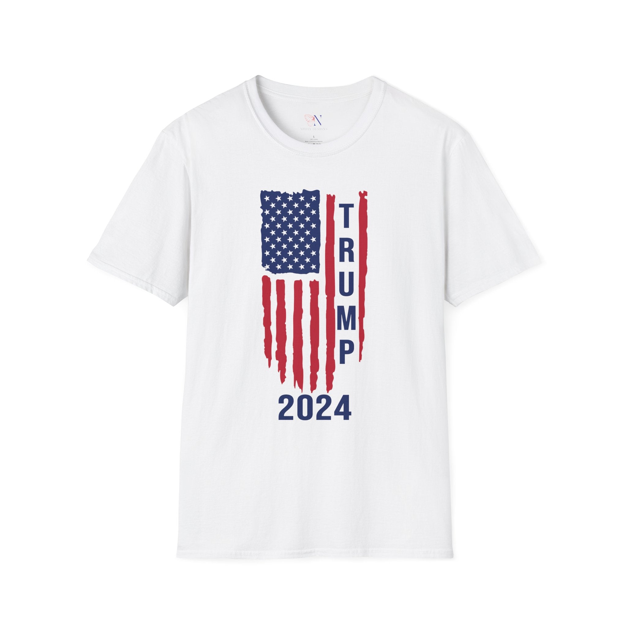 Trump Flag T-shirt US Presidential Election 2024 Shirt Donald Trump Republican Shirt USA Flag T-shirt unisex Shirt