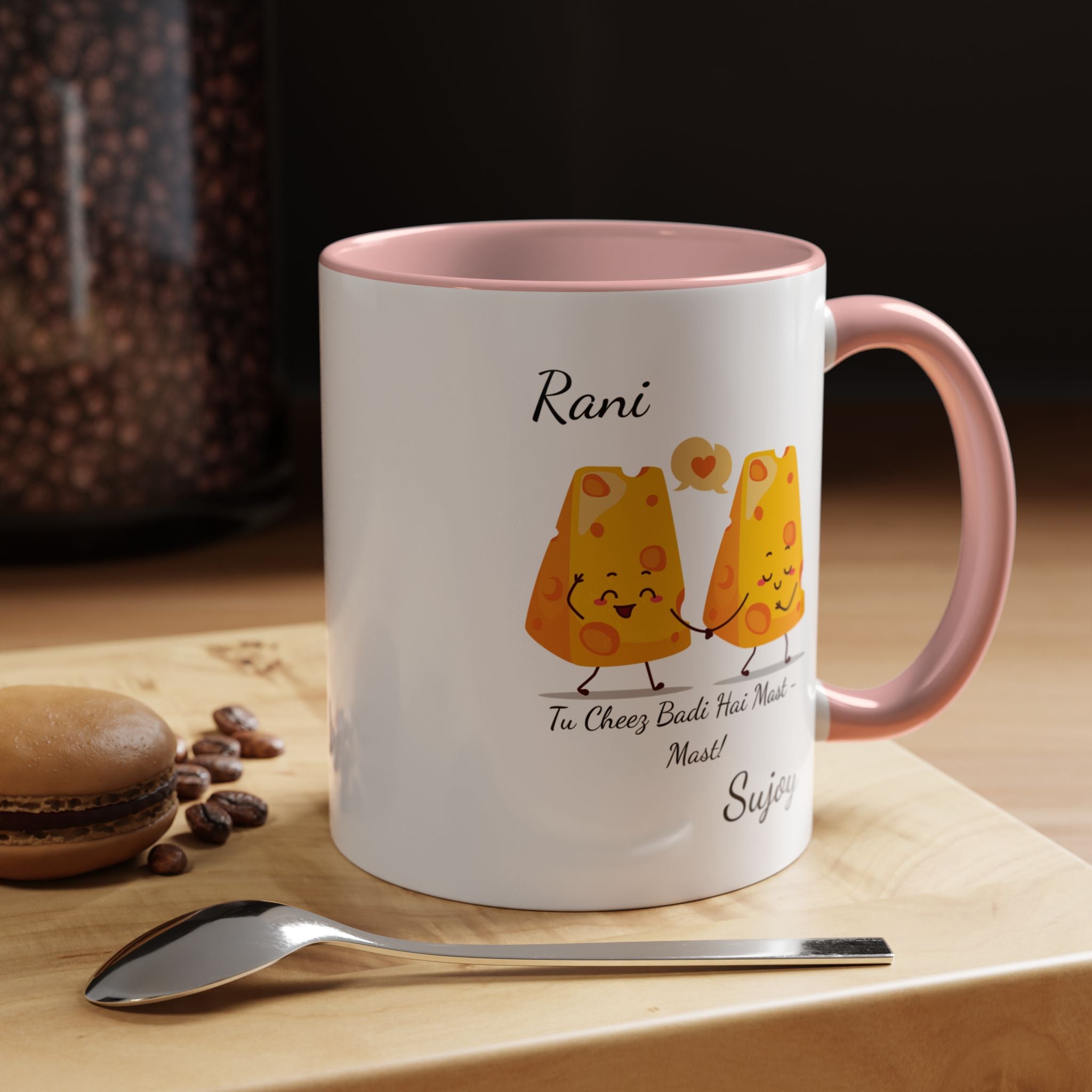Tu Cheez Badi Hai Mast Mug Lifestyle Mockup | Nutty Designs