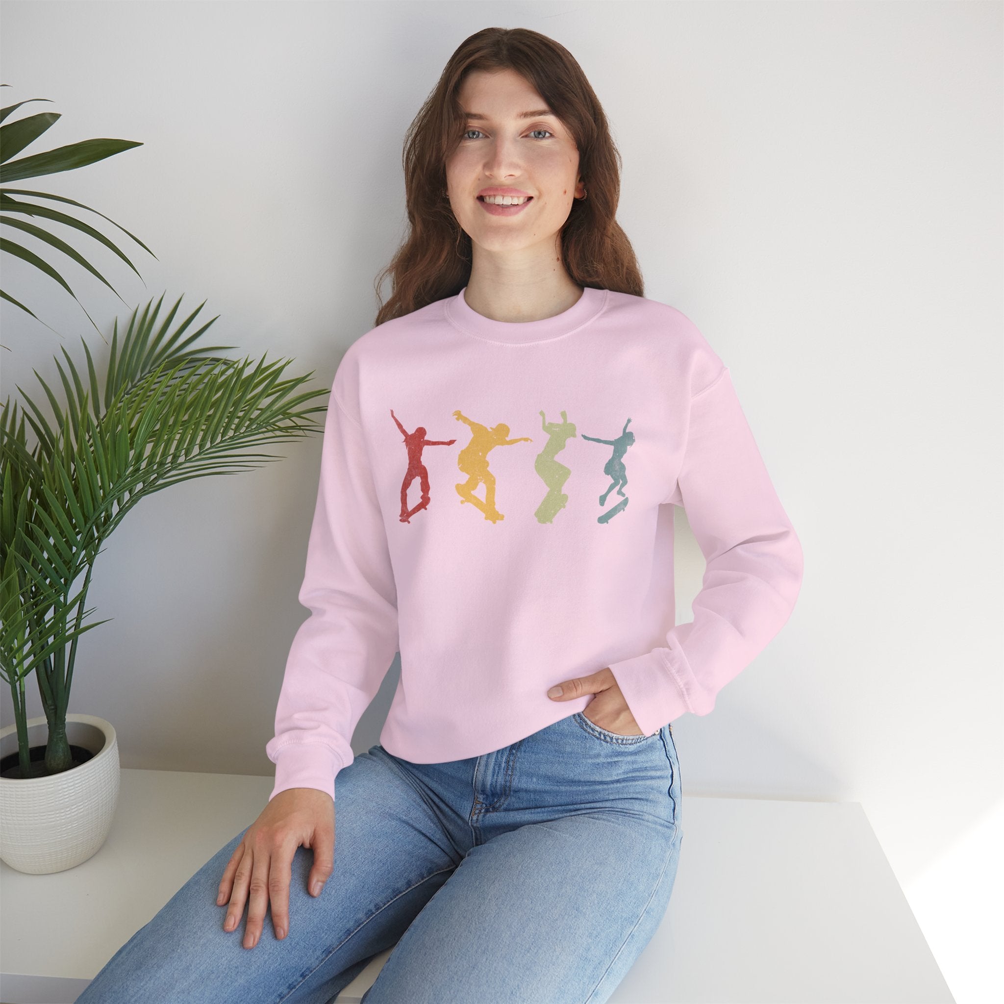 Retro-Skateboard sweatshirt