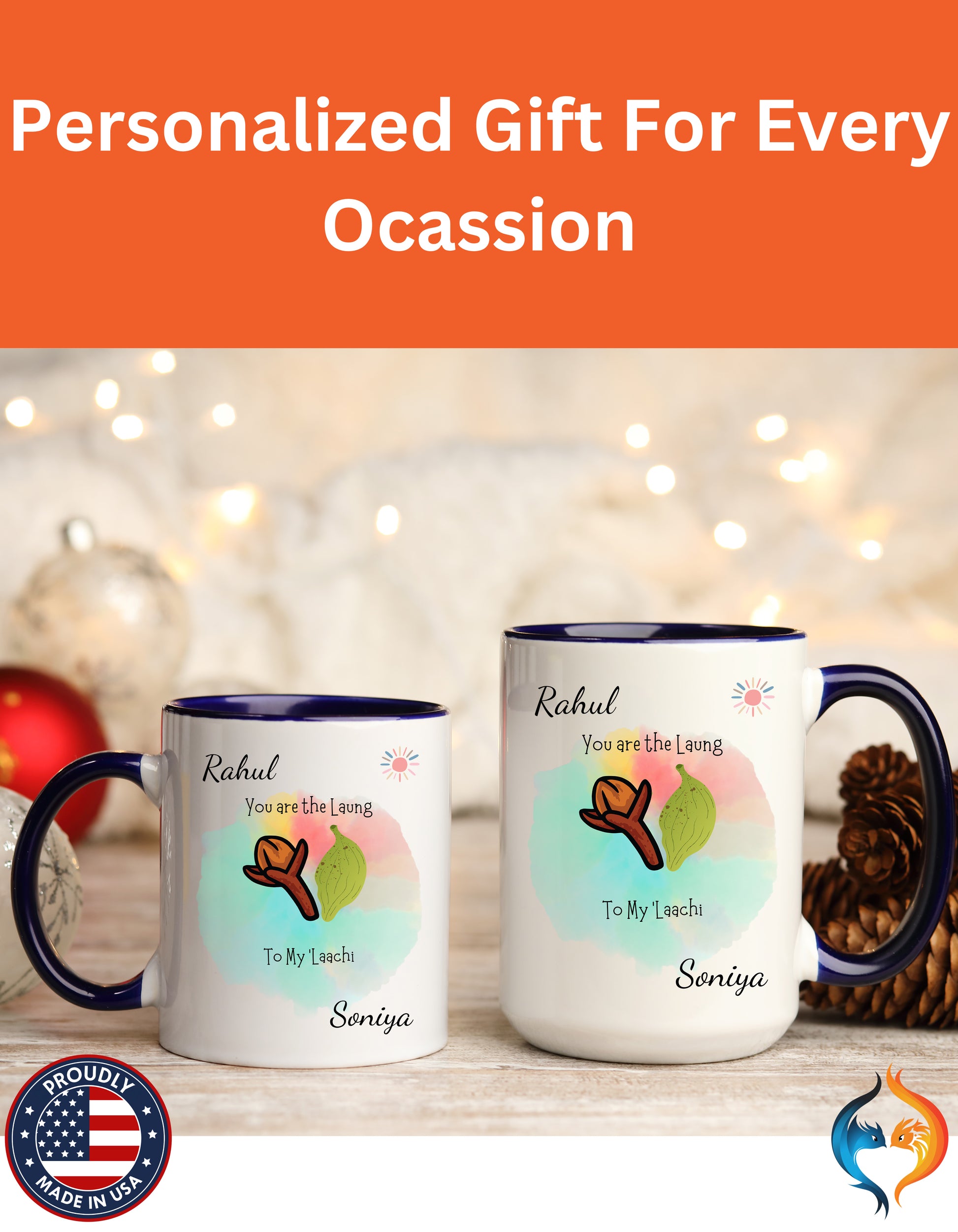 You Are The Laung To My Laachi Romantic Mug Lifestyle Mockup | Nutty Designs