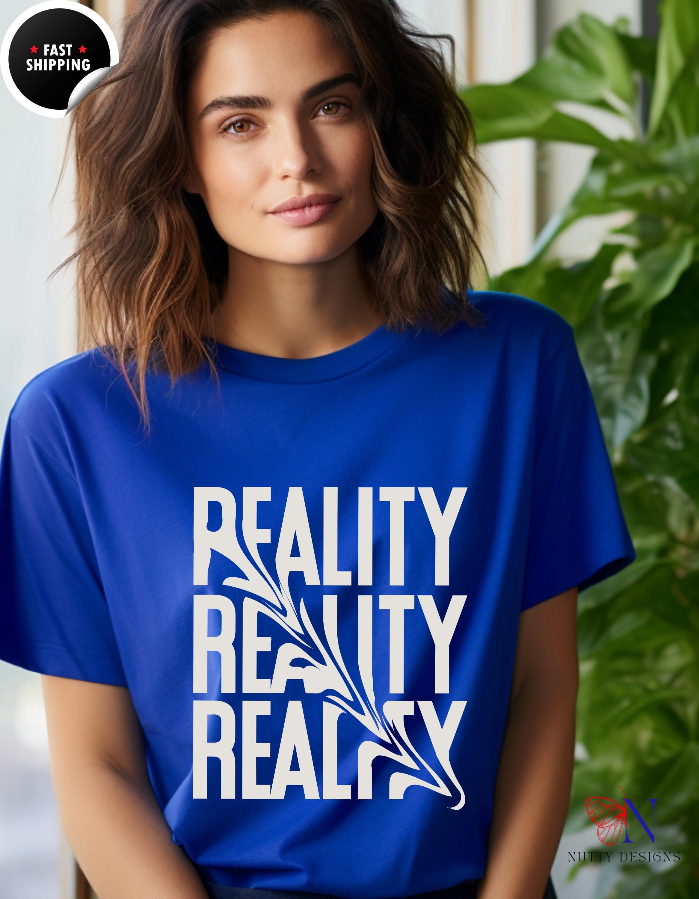 Reality Distorted T-shirt | Unique Graphic Tee | Trendy Casual Wear for Men & Women | Streetwear Fashion