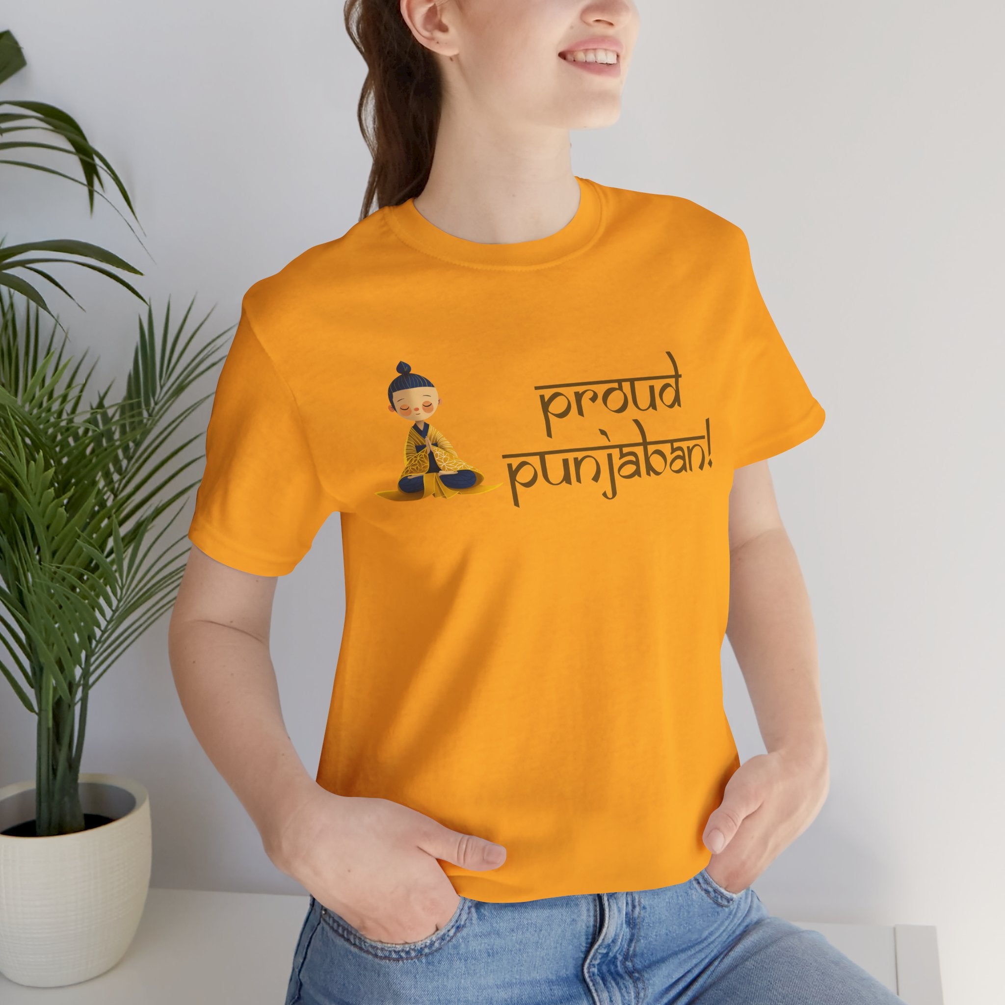 Proud Punjaban Desi Funny Tshirt/T-shirt Unisex Jersey Short Sleeve Tee